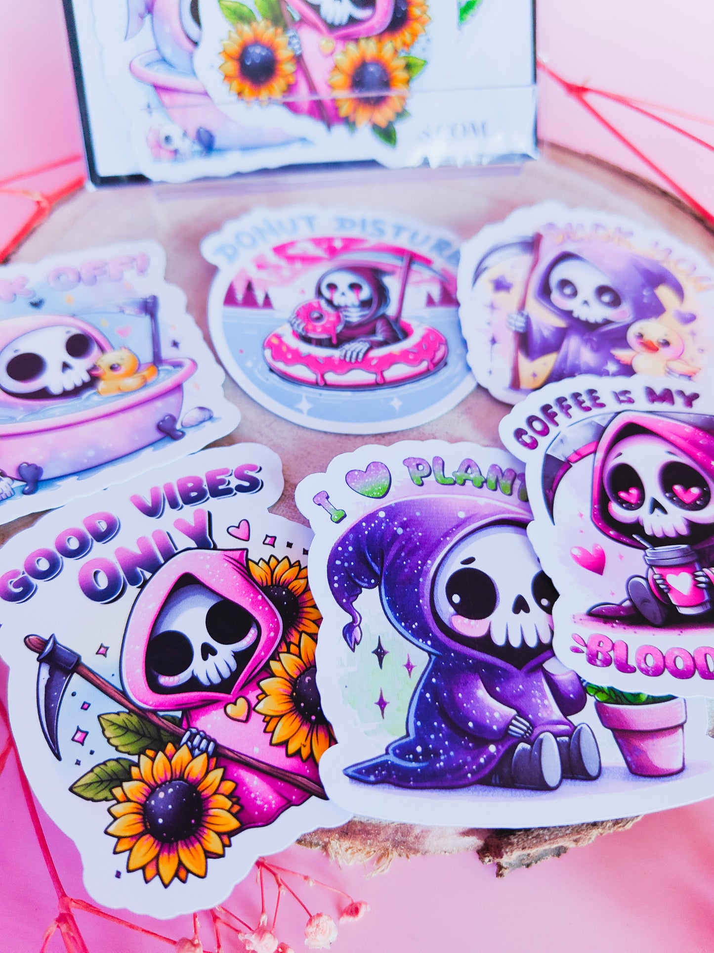 Stickers Pack Autocollants "Faucheuse V2"