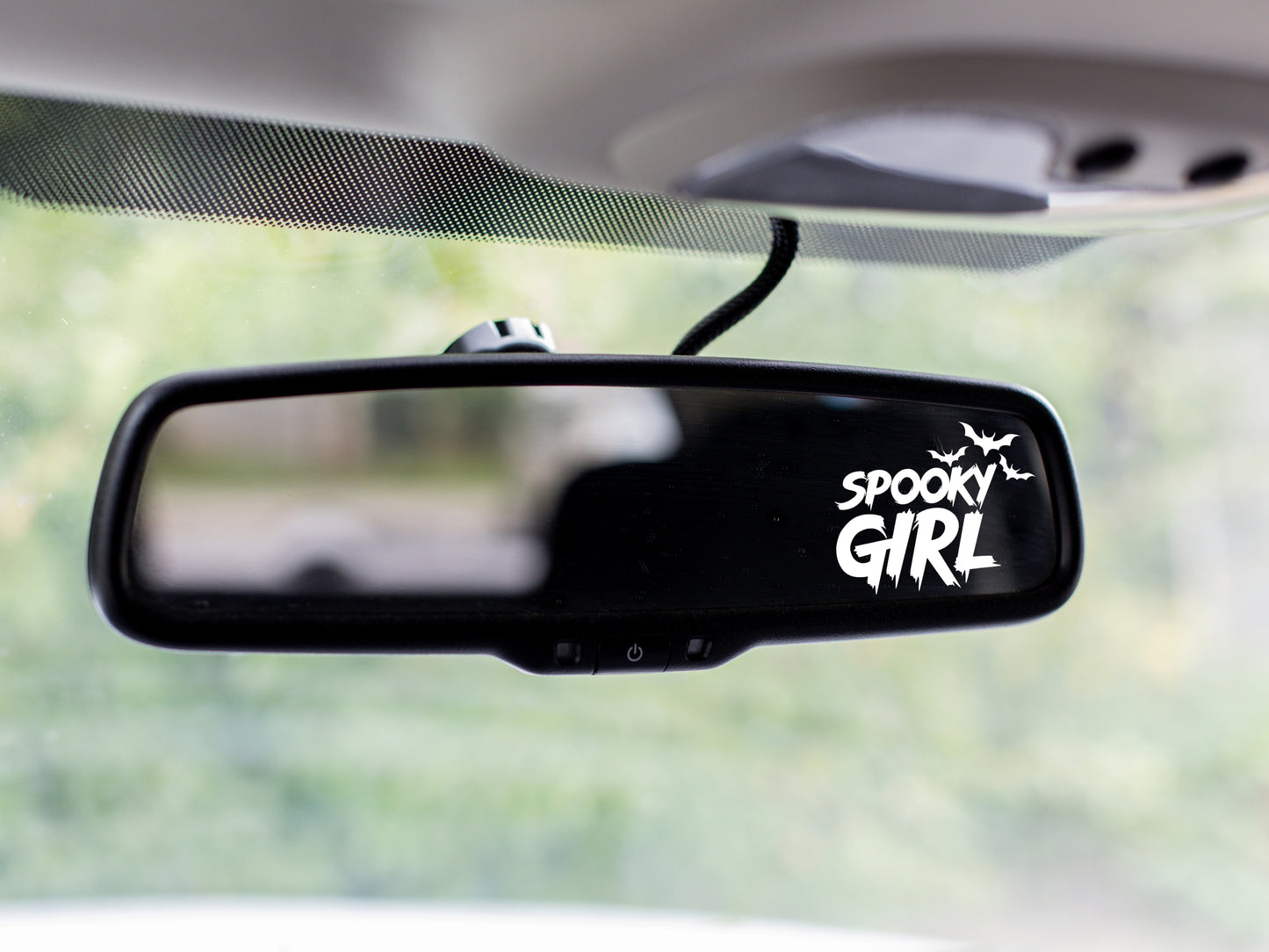 Rearview Decals Stickers "Spooky Girl"