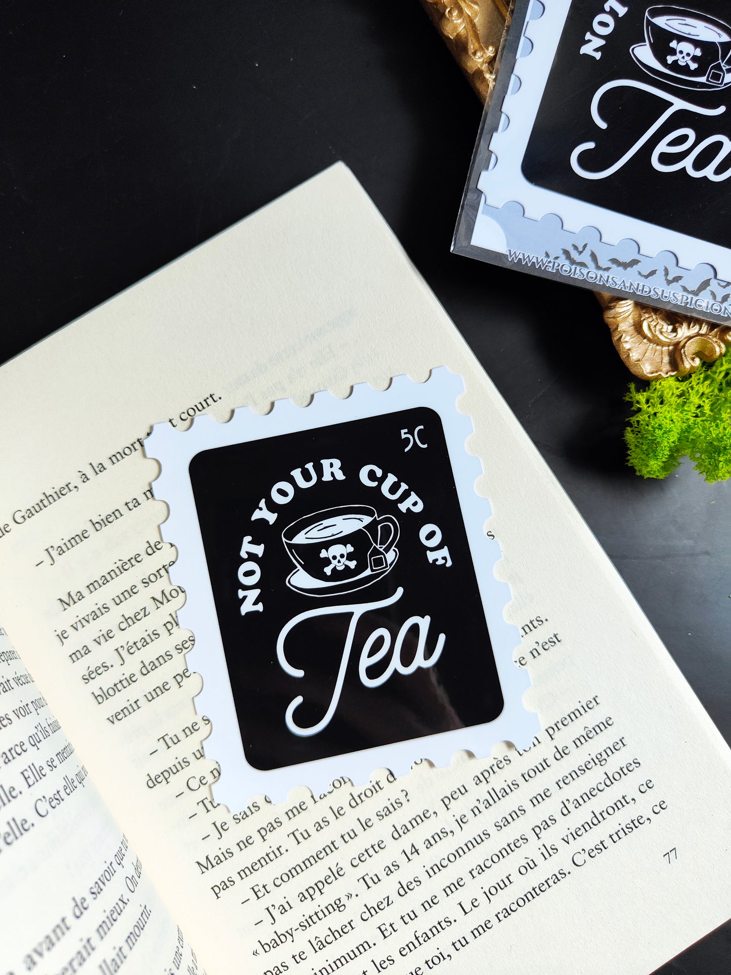 Bookmark - Stamp Edition "Not your Cup of Tea"