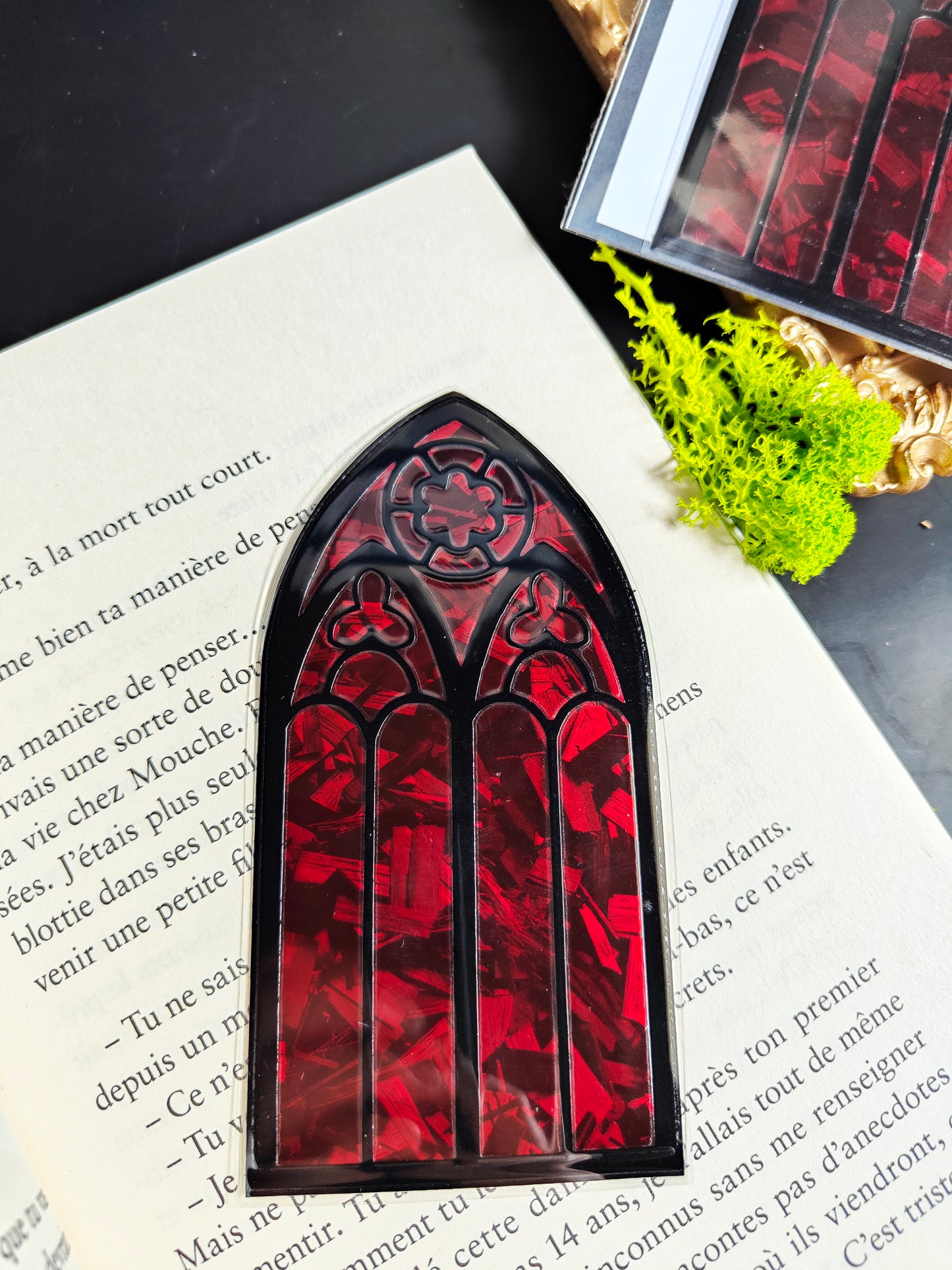 Gothic Bookmark "Arch Window"