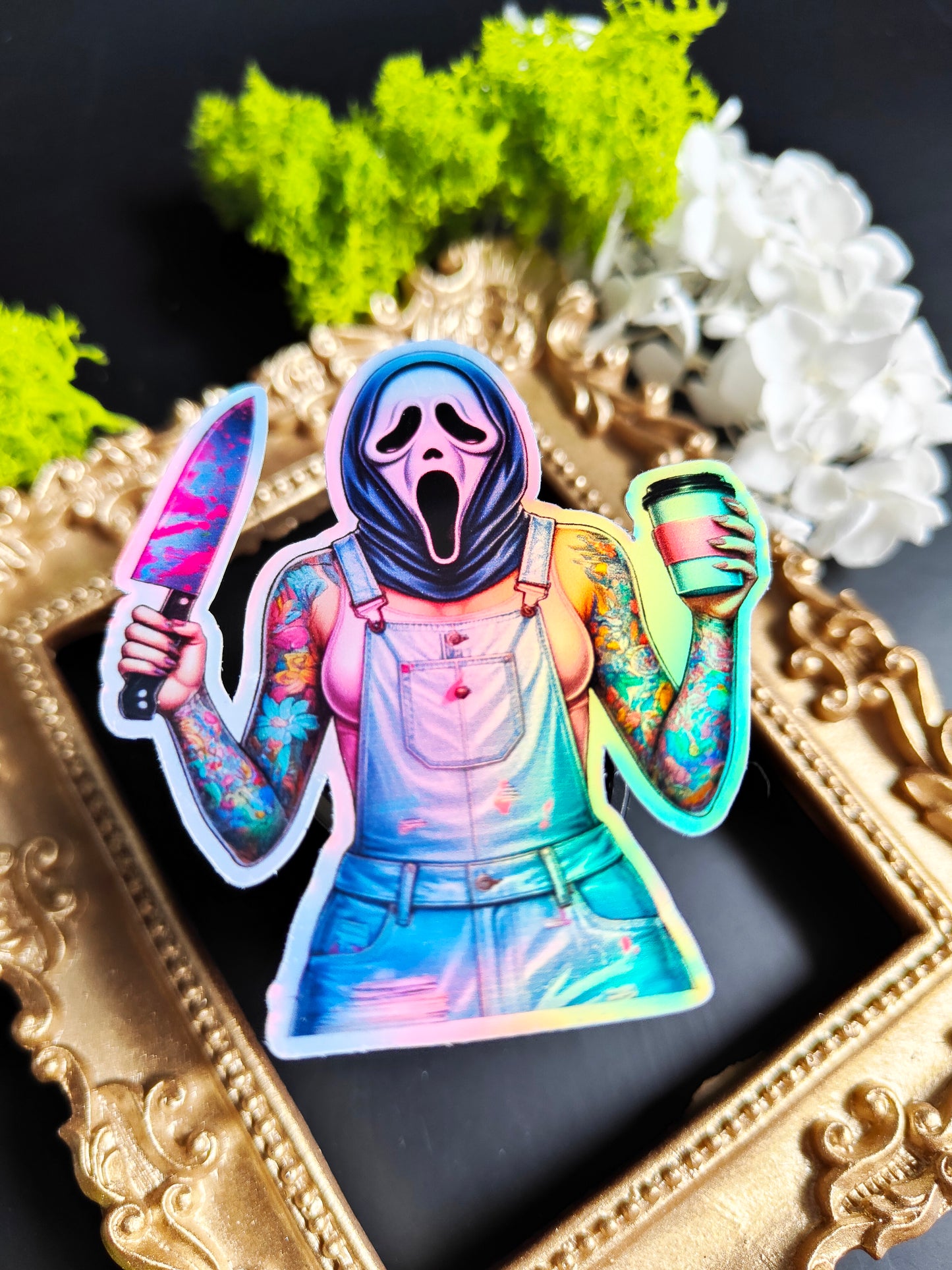 Holographic Stickers “Horror Glam”