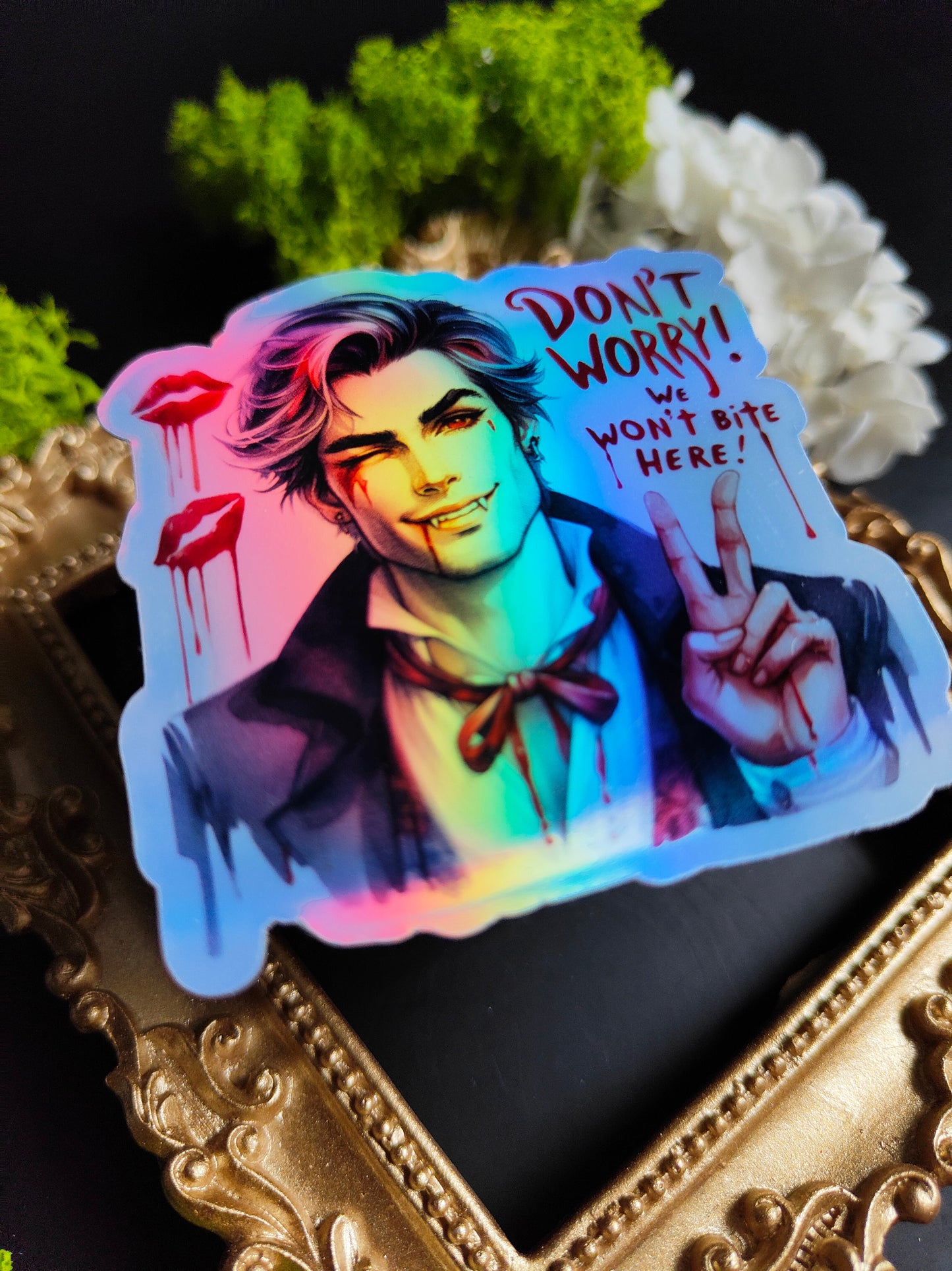 Holographic Stickers "Vampire"