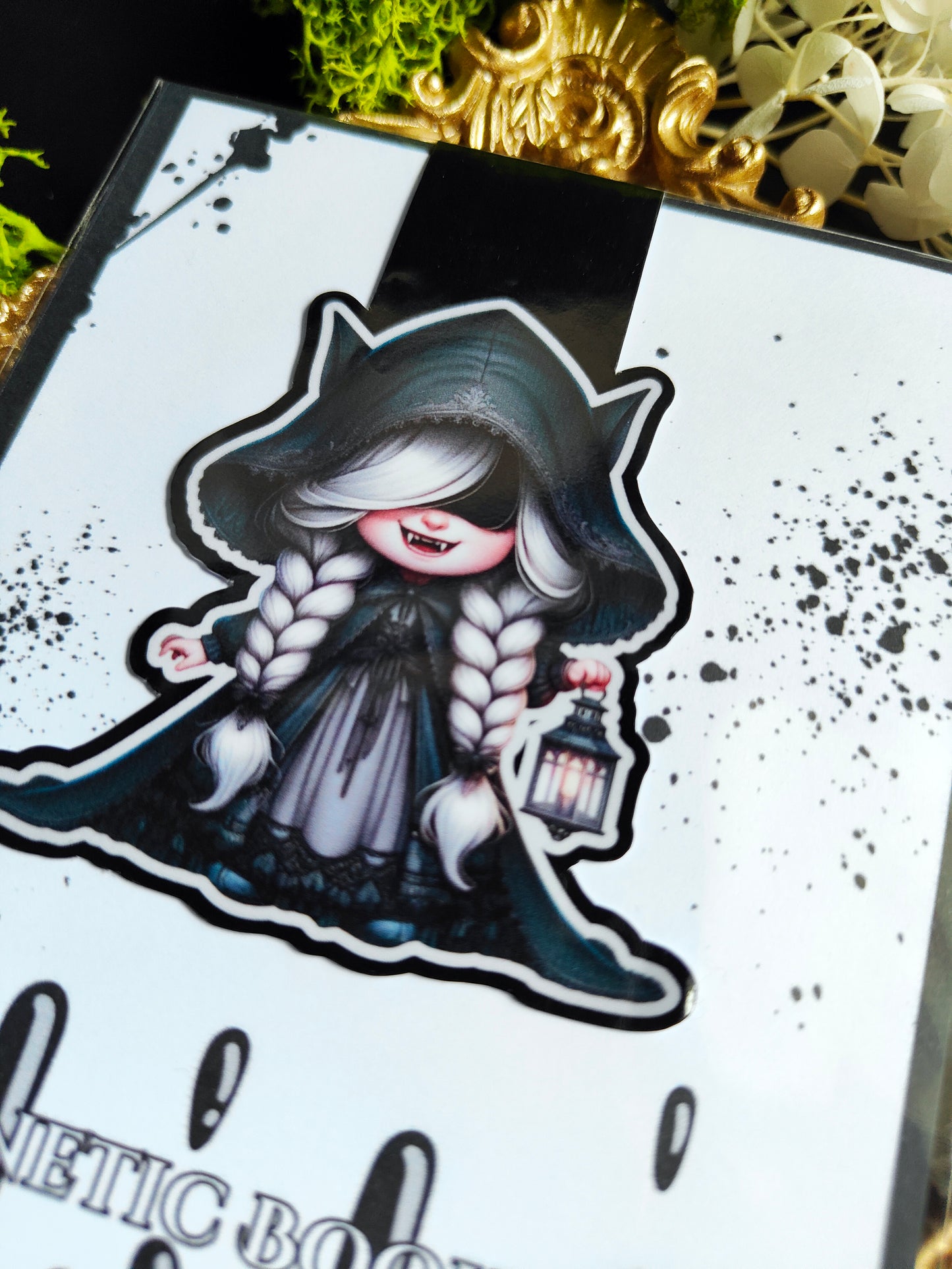 Magnetic Bookmark "Gnome Vampire"