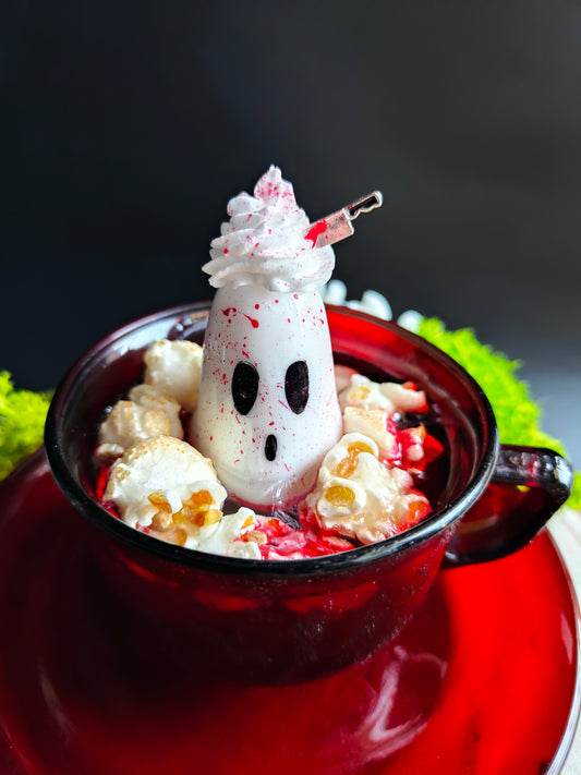 Fantôme dans sa tasse Vintage - Edition Bloody Popcorn