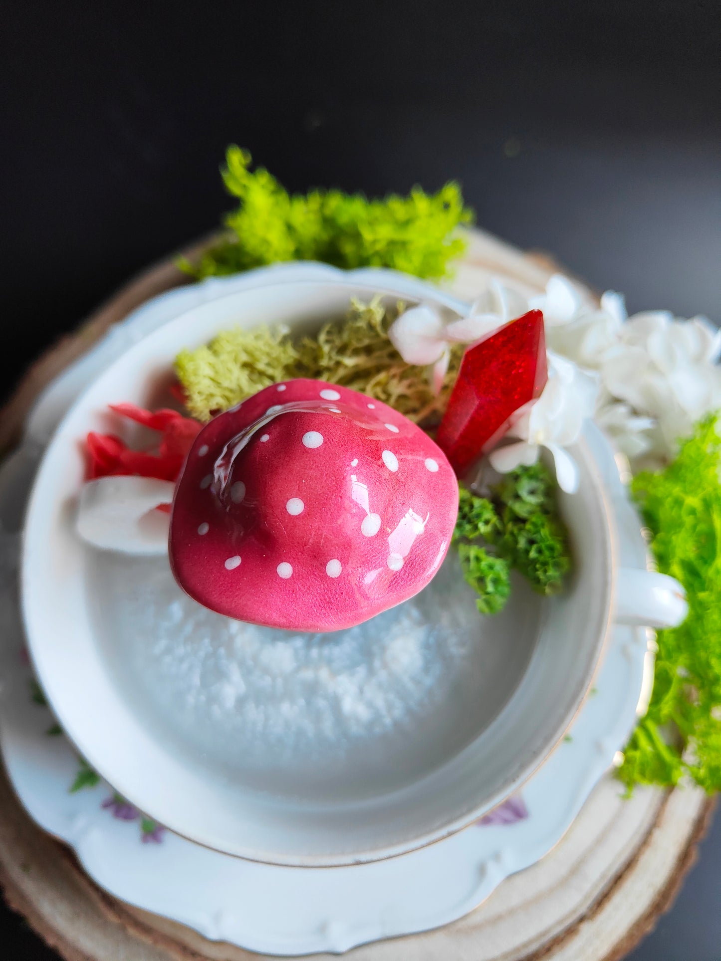 Fantôme dans sa tasse Vintage - Edition Champignon