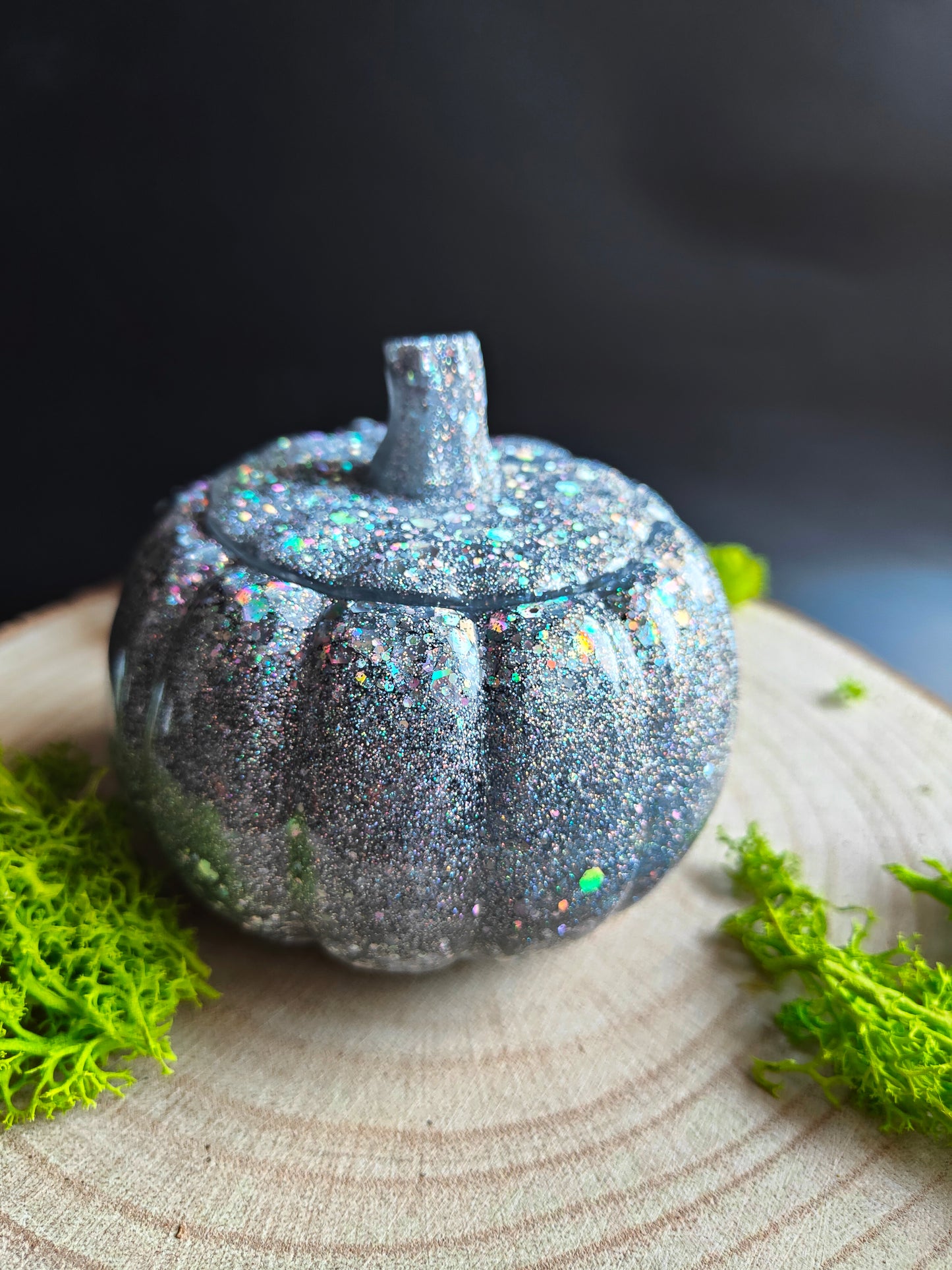 Petit Pot Citrouille avec couvercle - Super Glitter