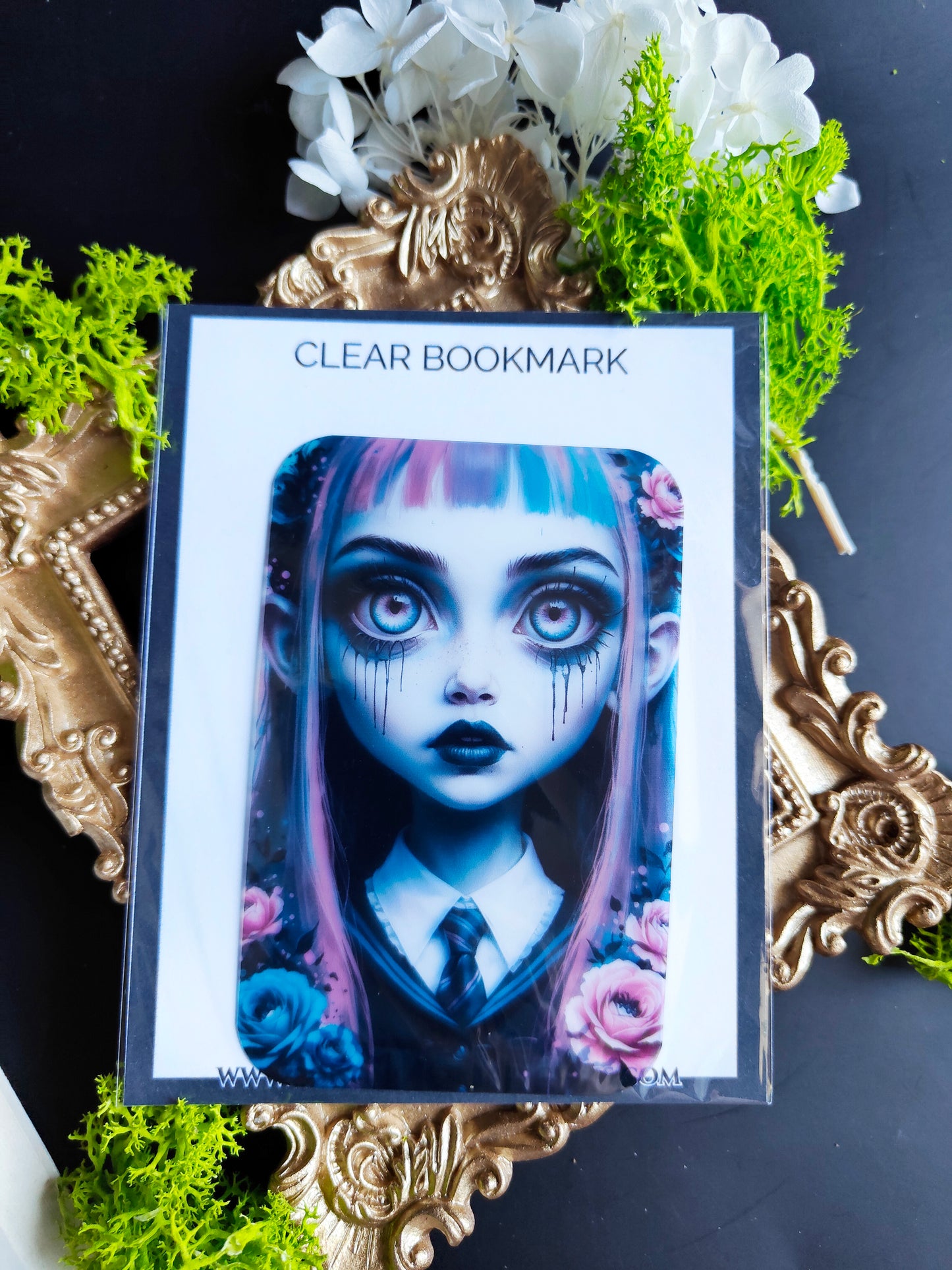 Transparent Bookmark "Spooky Girl"