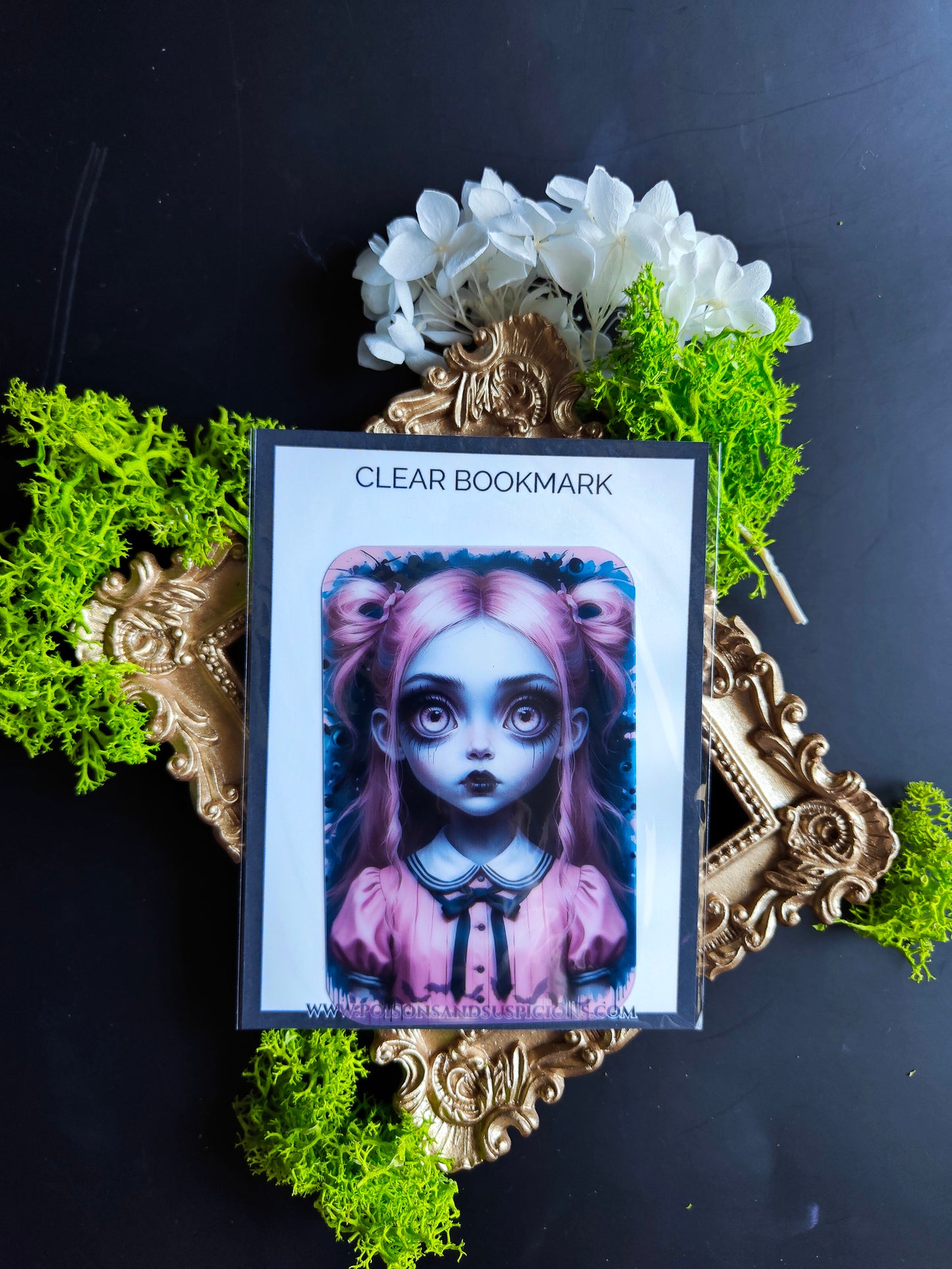 Transparent Bookmark "Spooky Girl"