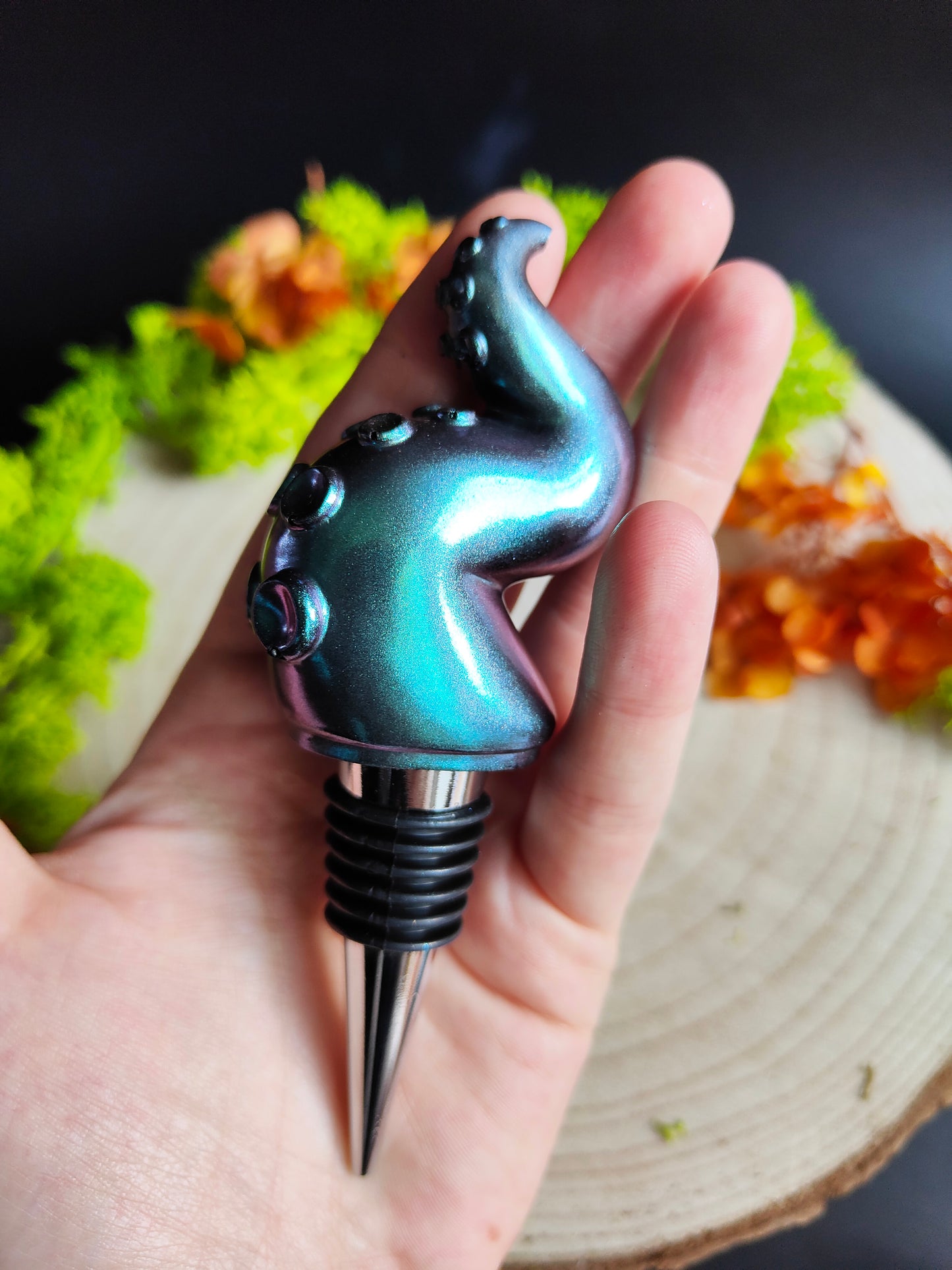 Bottle Stopper - Tentacles (Multiple Colors)