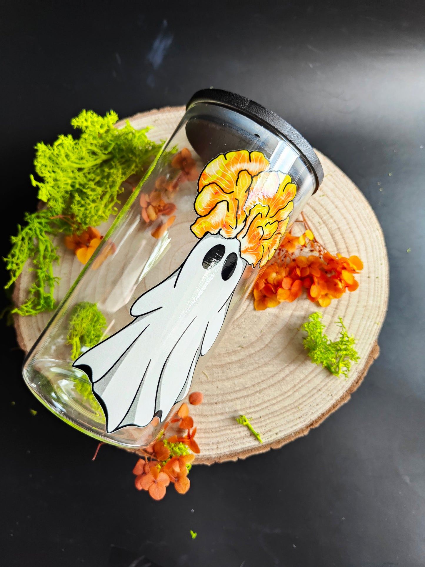 “Ghost Bat” Glass Storage Jar