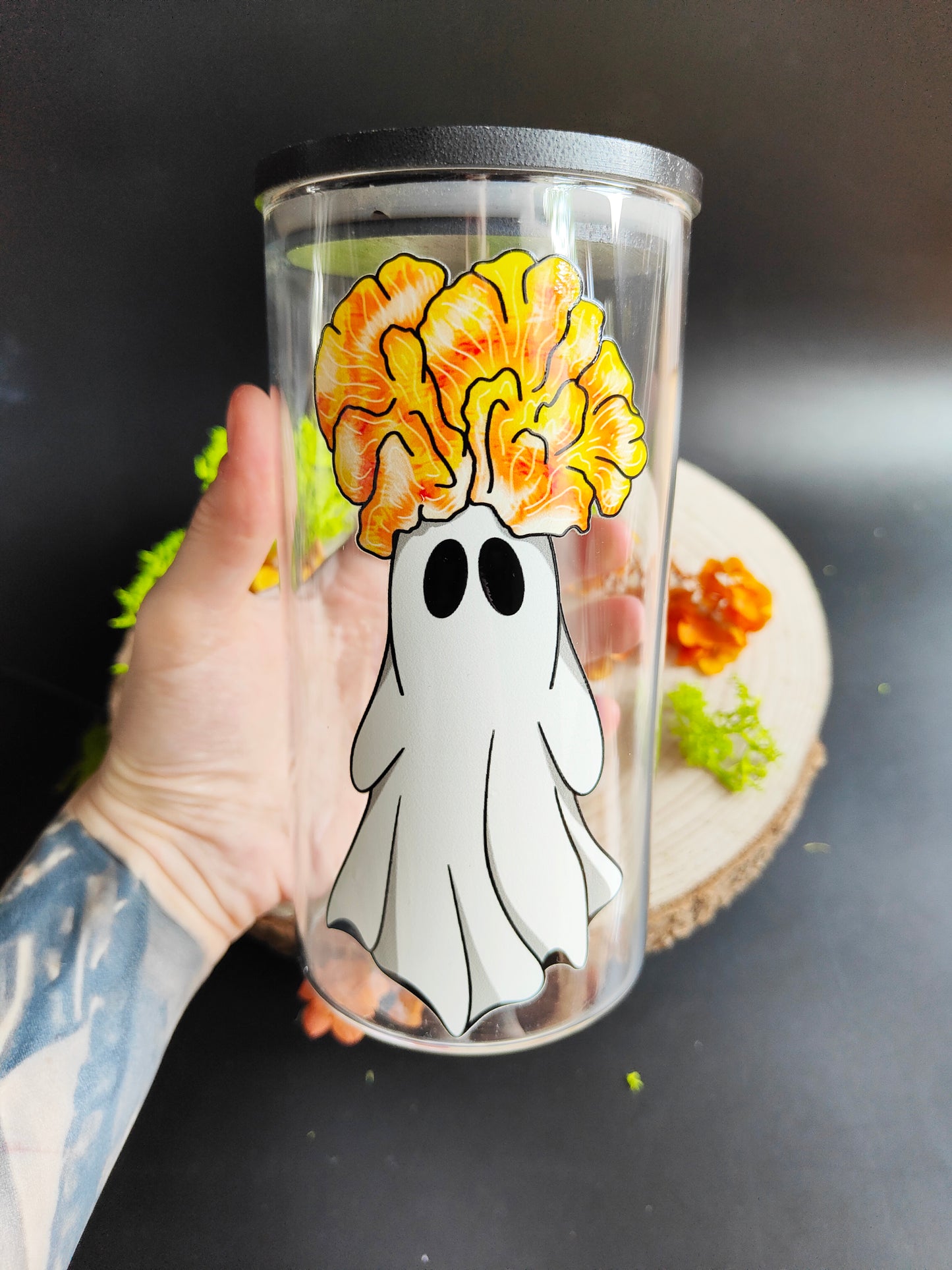 “Ghost Bat” Glass Storage Jar