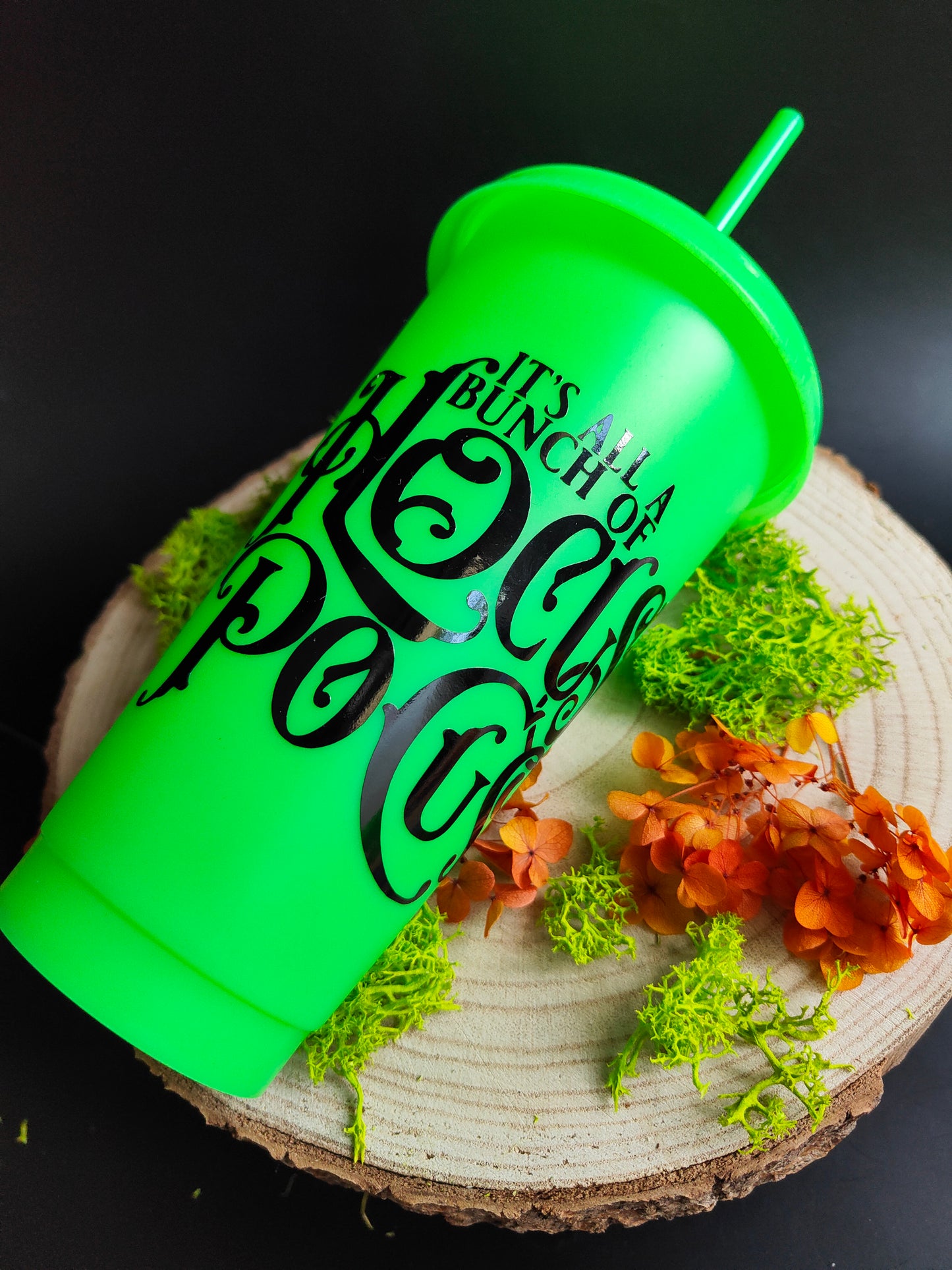 Neon Green Tumbler - Hocus Pocus