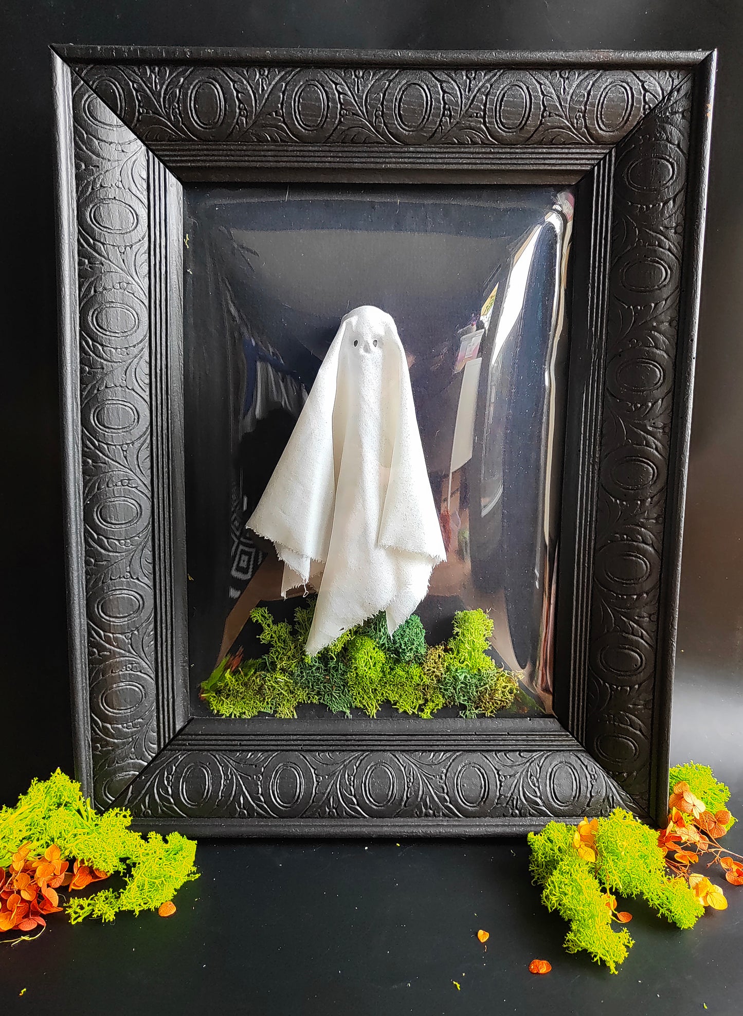 Vintage Domed Frame with Ghost Inside