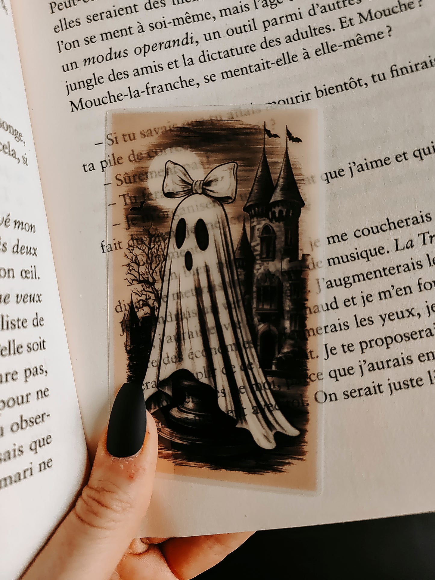 "Ghost Castle" Translucent Bookmark