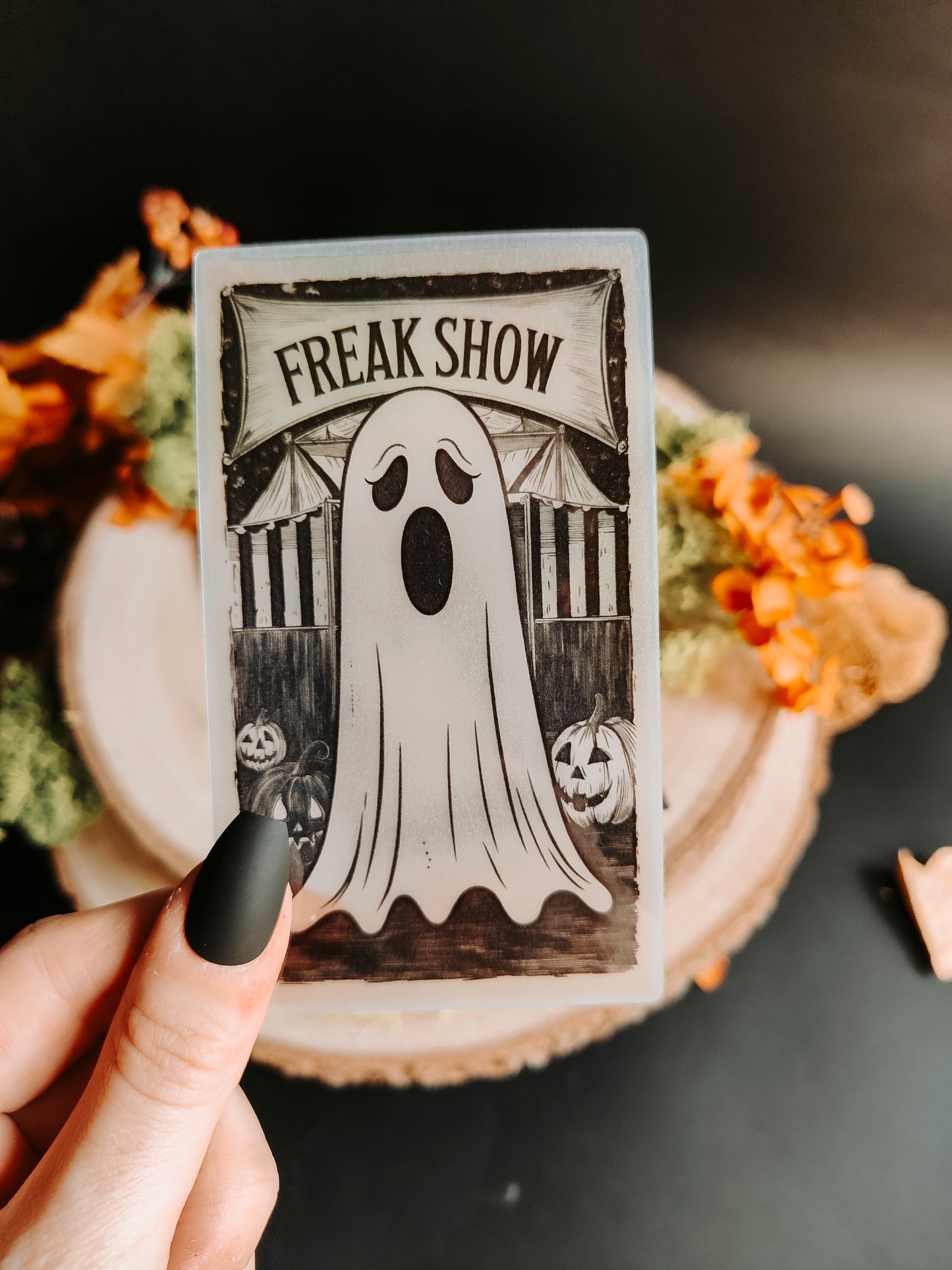 "Freakshow Ghost" Translucent Bookmark