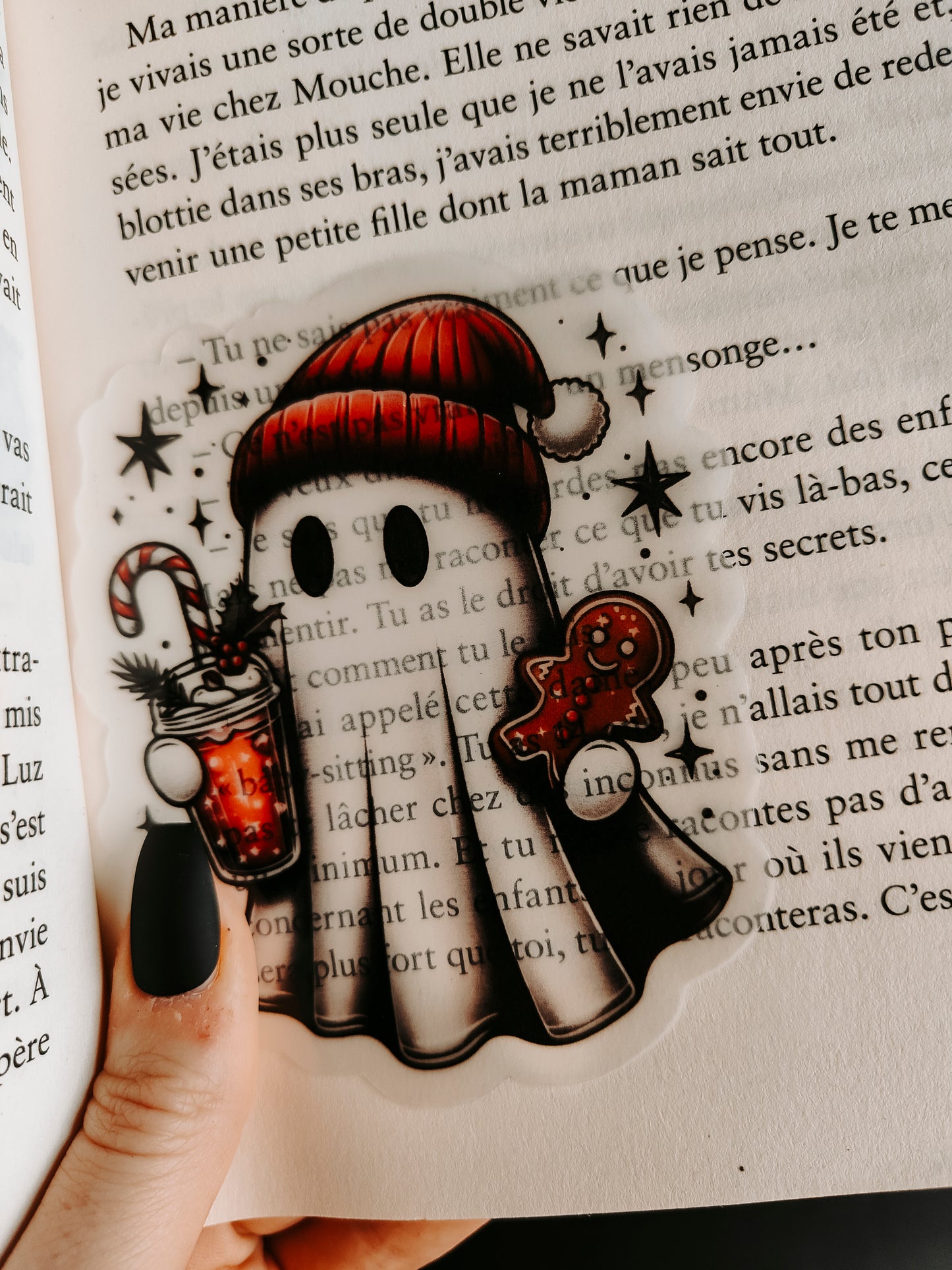 Translucent Bookmark "Ghost of Christmas"