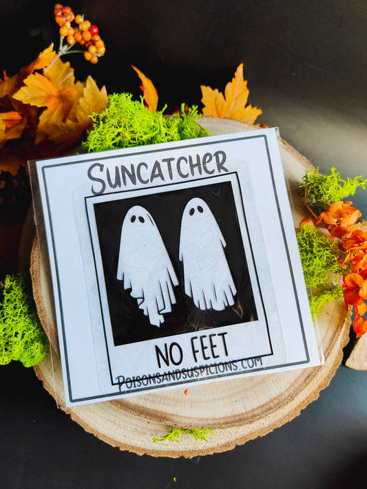 "Ghost No Feet" Suncatcher