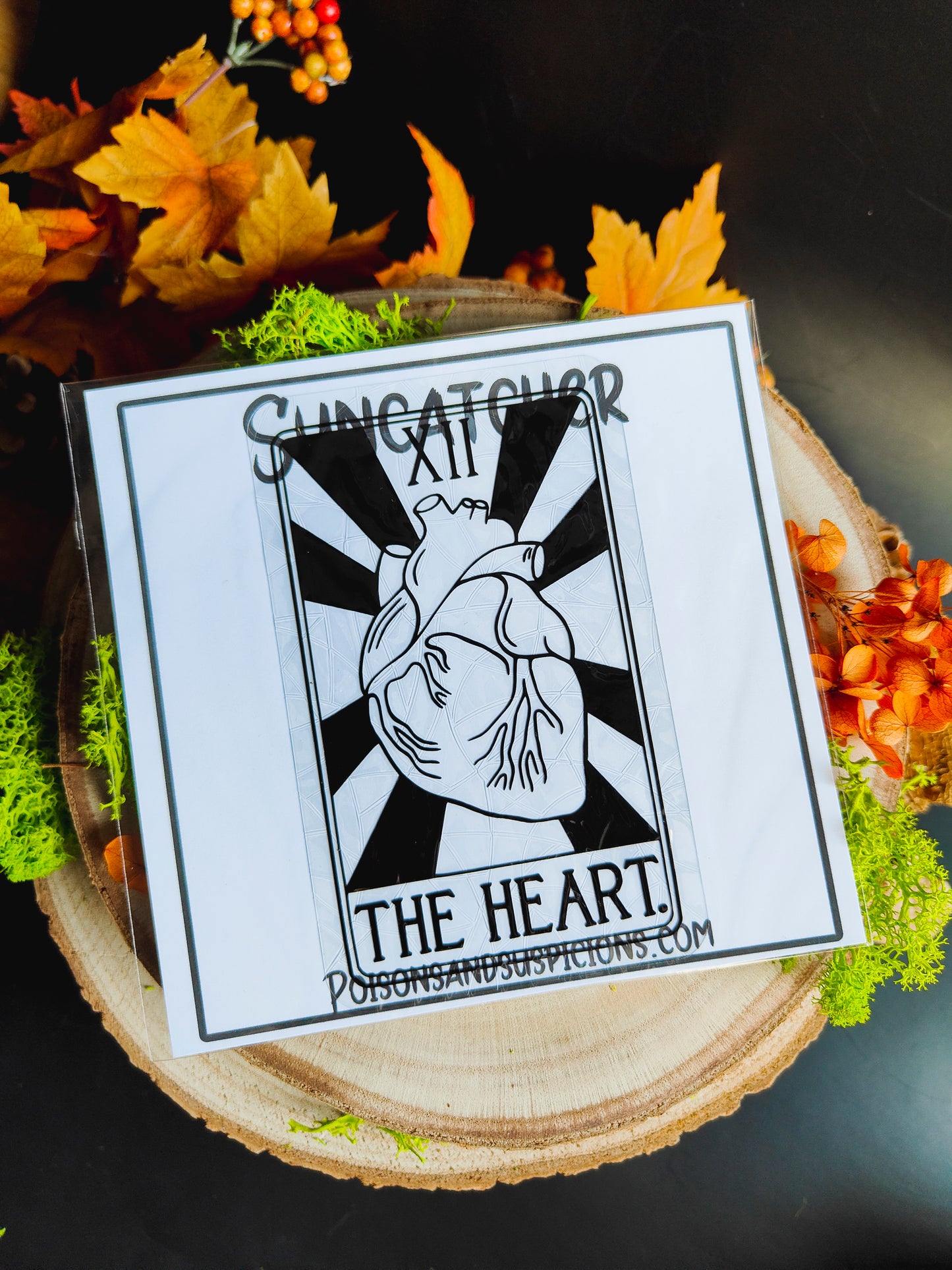 Suncatcher "Tarot Heart"