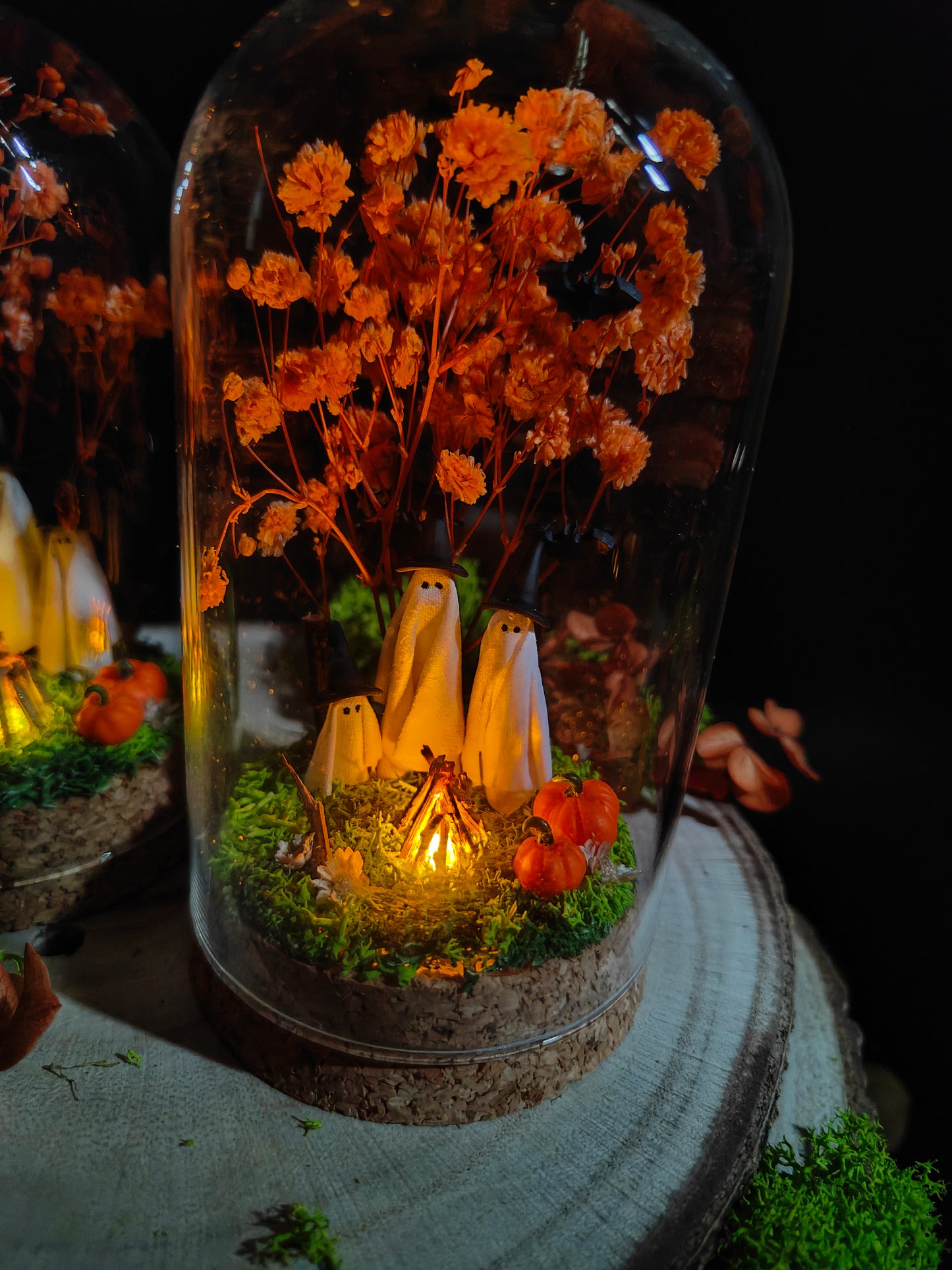 Adopte un Fantôme Lumineux d'Halloween - Dôme Medium - Lumière ambiante