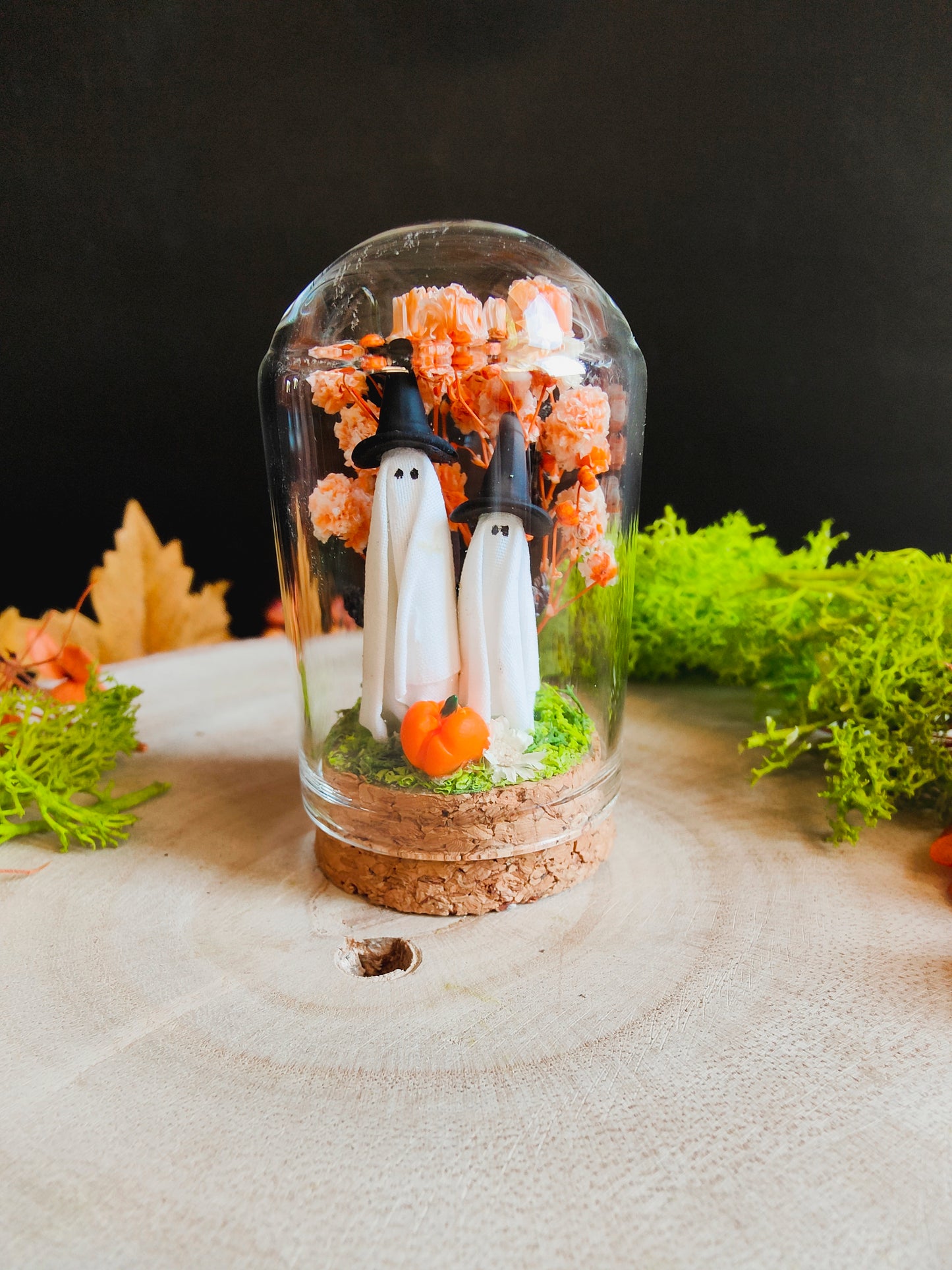 Adopte un Fantôme - Mini Cloche en Verre - Halloween