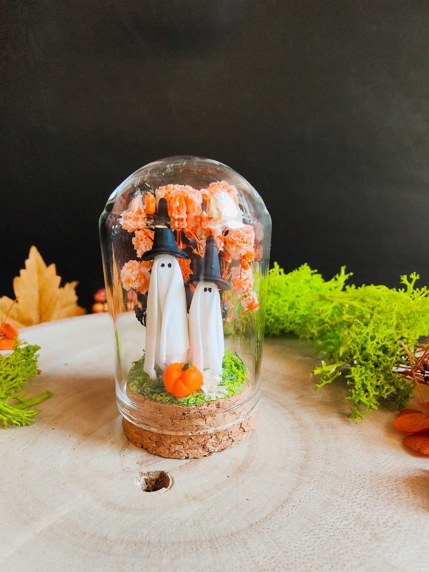 Adopte un Fantôme - Mini Cloche en Verre - Halloween