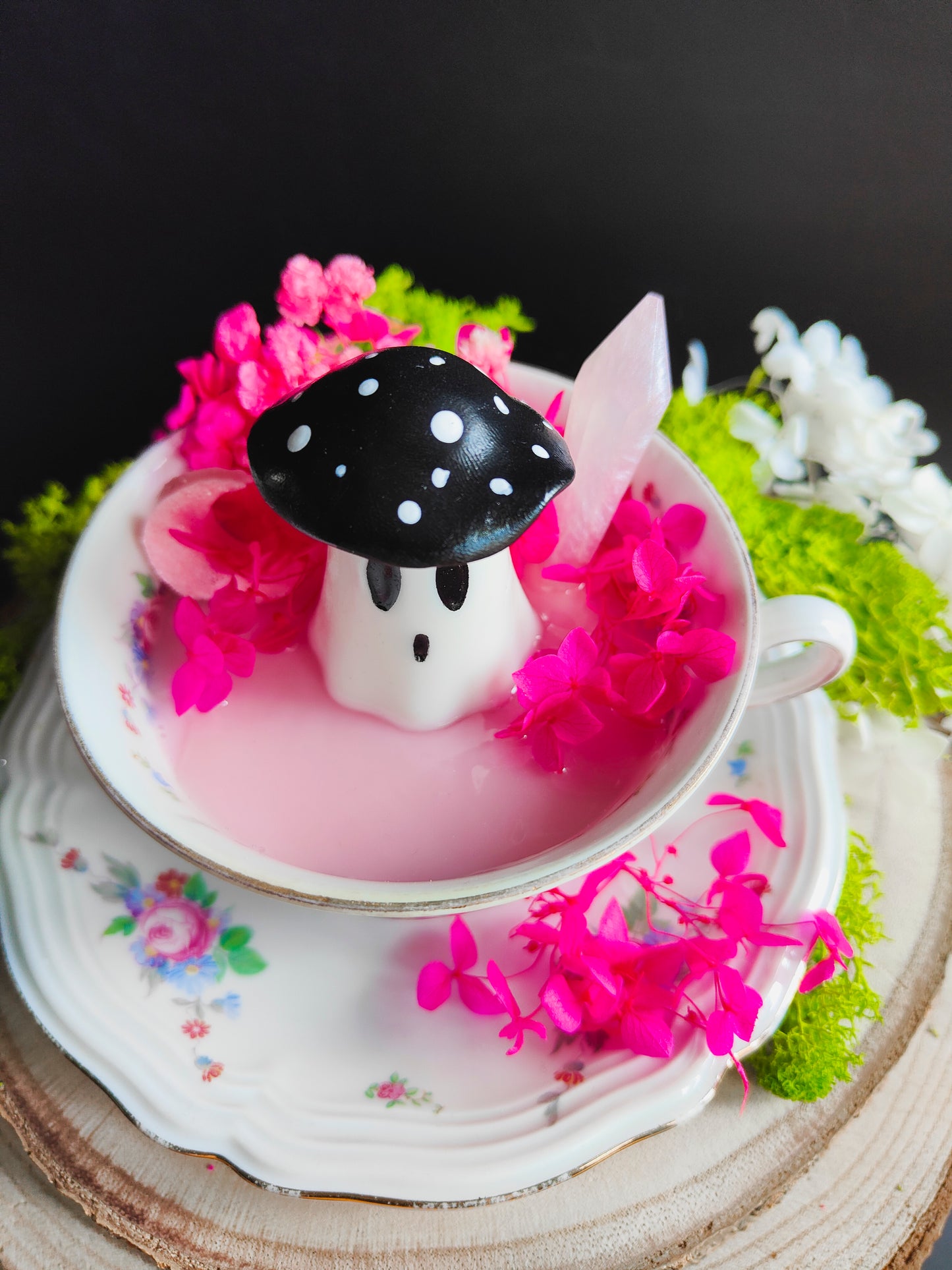 Fantôme dans sa tasse Vintage - Edition Champignon