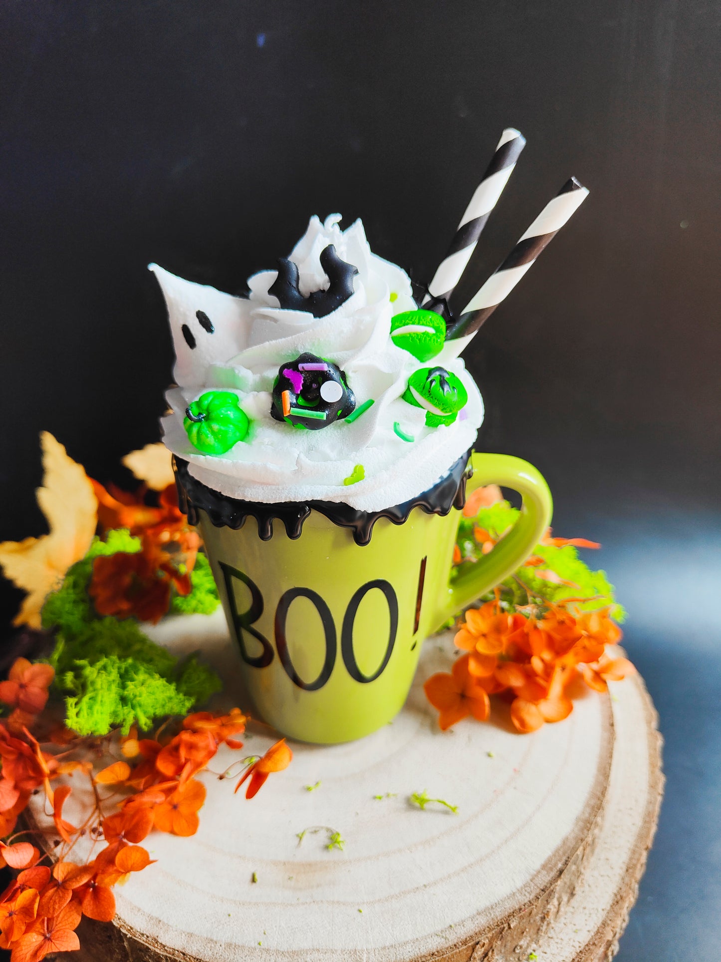 Tasse Chantilly Boo - Halloween - Vert