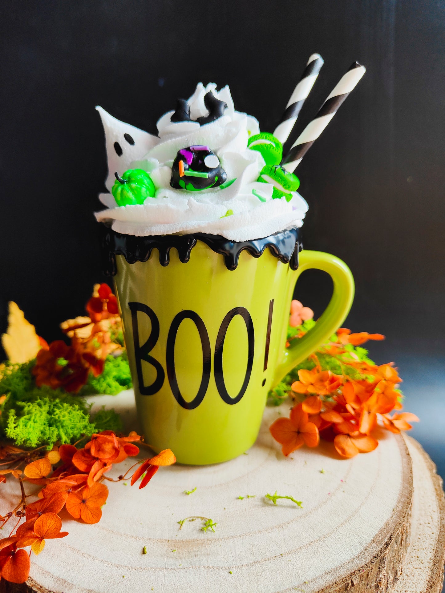 Tasse Chantilly Boo - Halloween - Vert