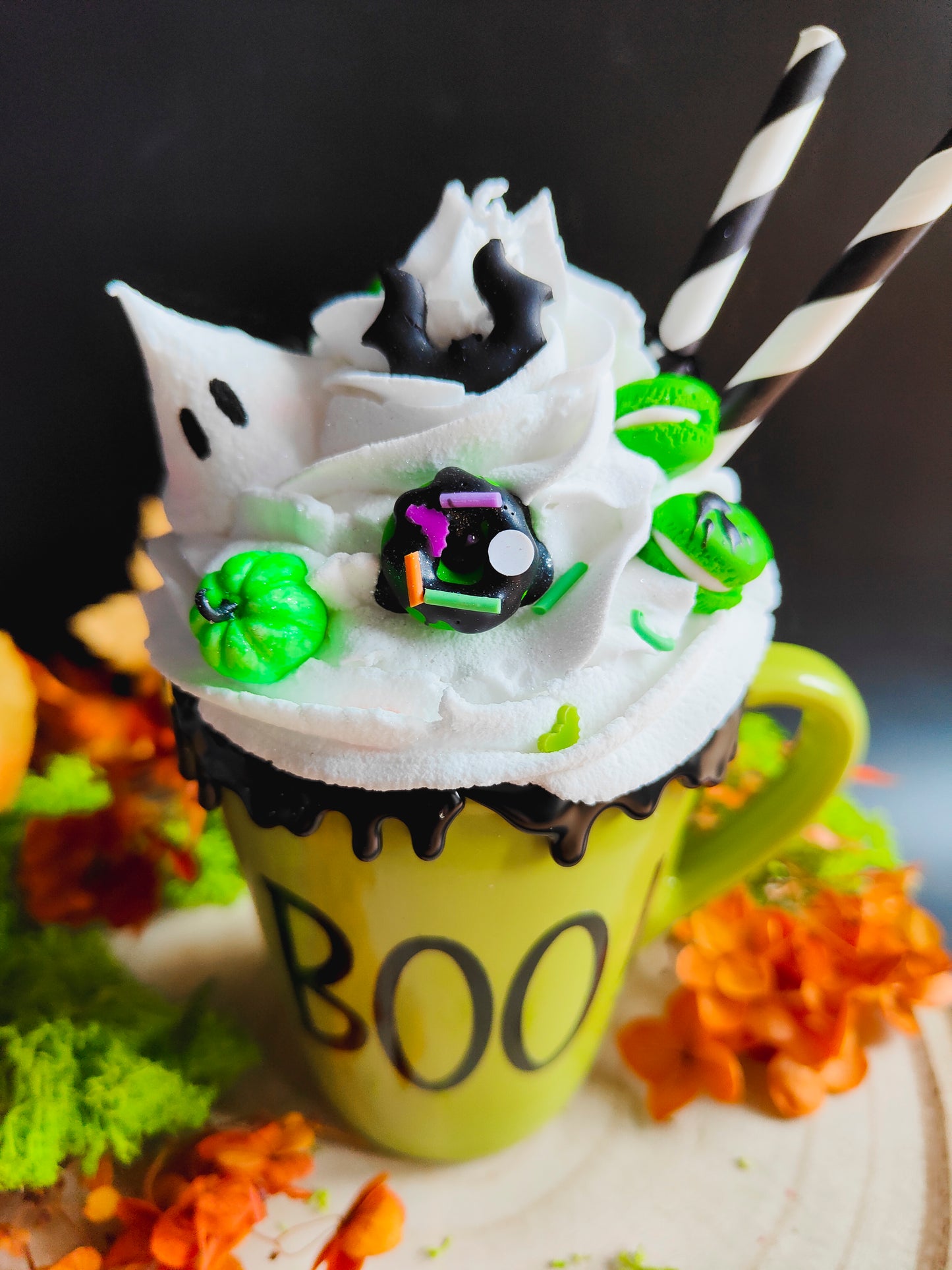 Tasse Chantilly Boo - Halloween - Vert