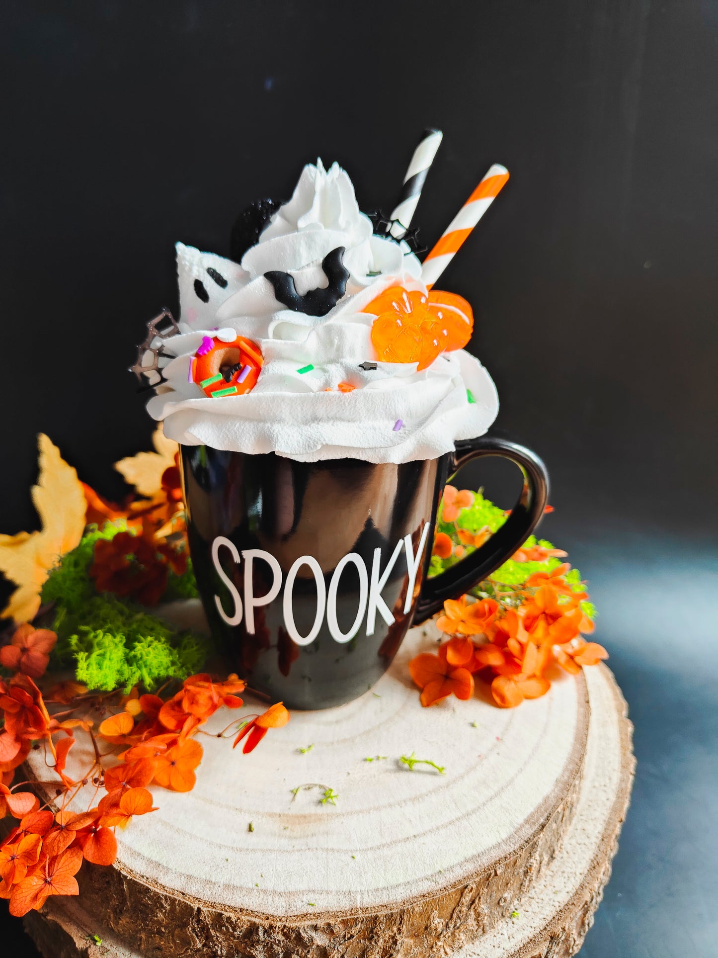 Spooky Chantilly Cup - Halloween - Black