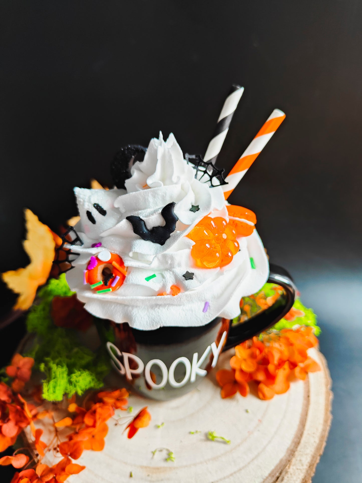 Spooky Chantilly Cup - Halloween - Black