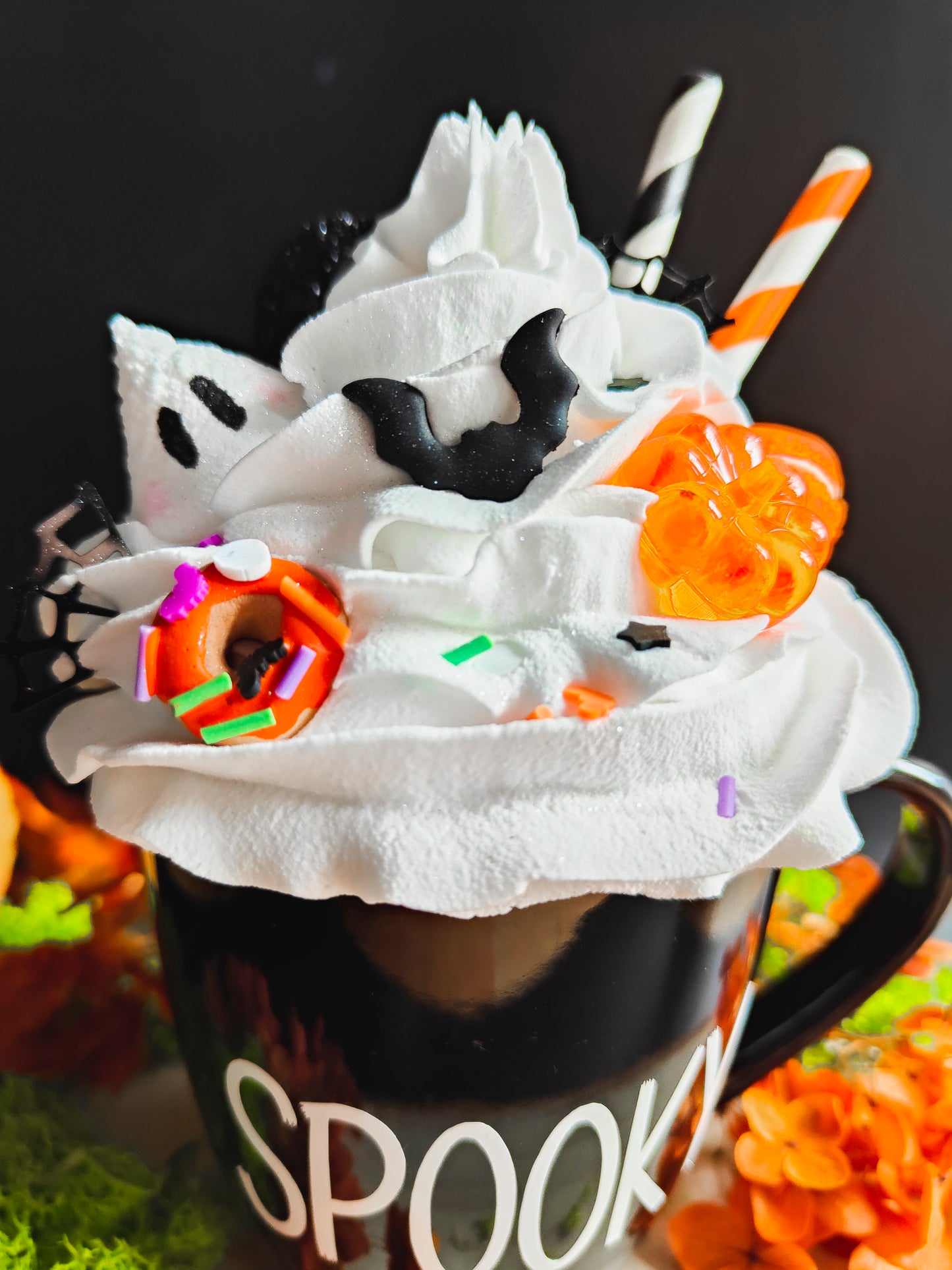 Spooky Chantilly Cup - Halloween - Black