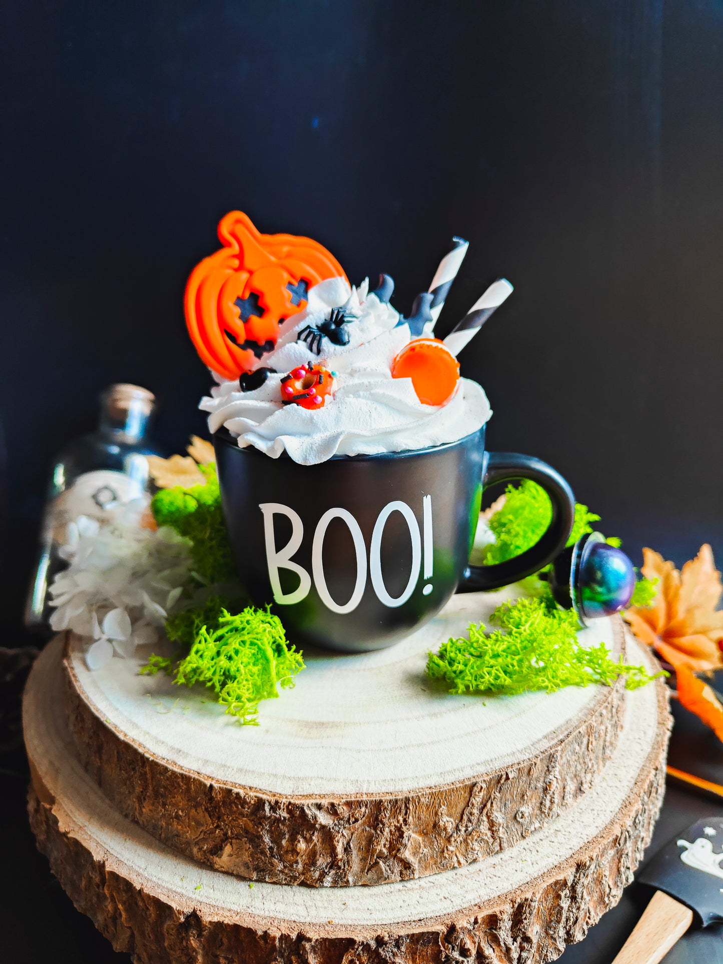 Tasse Chantilly Boo - Halloween - Noir