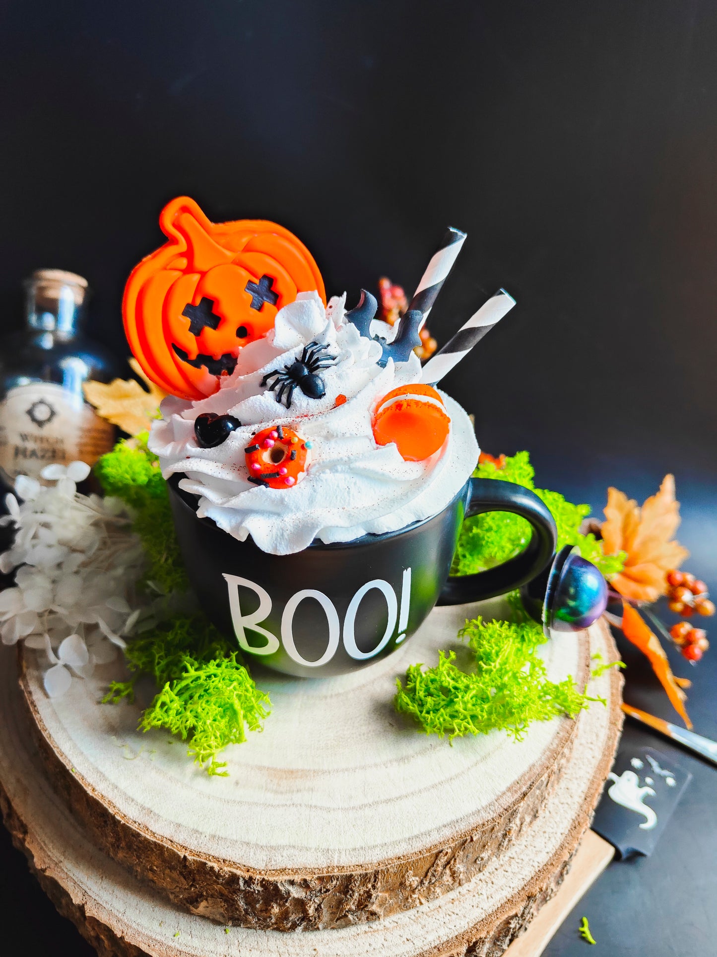 Tasse Chantilly Boo - Halloween - Noir