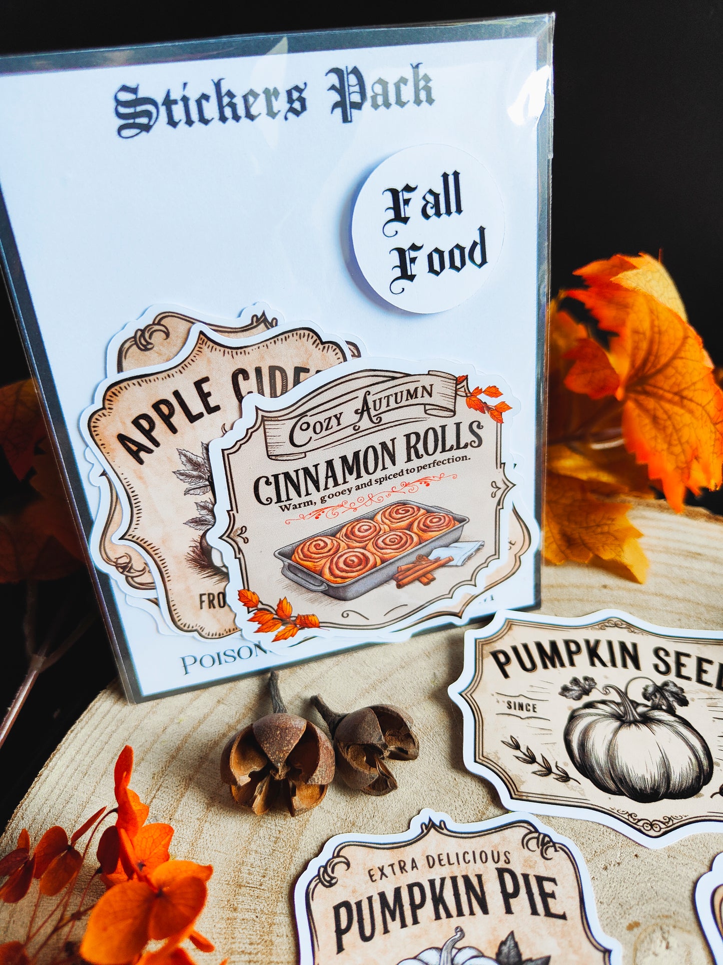 Stickers Pack Stickers "Fall Food"