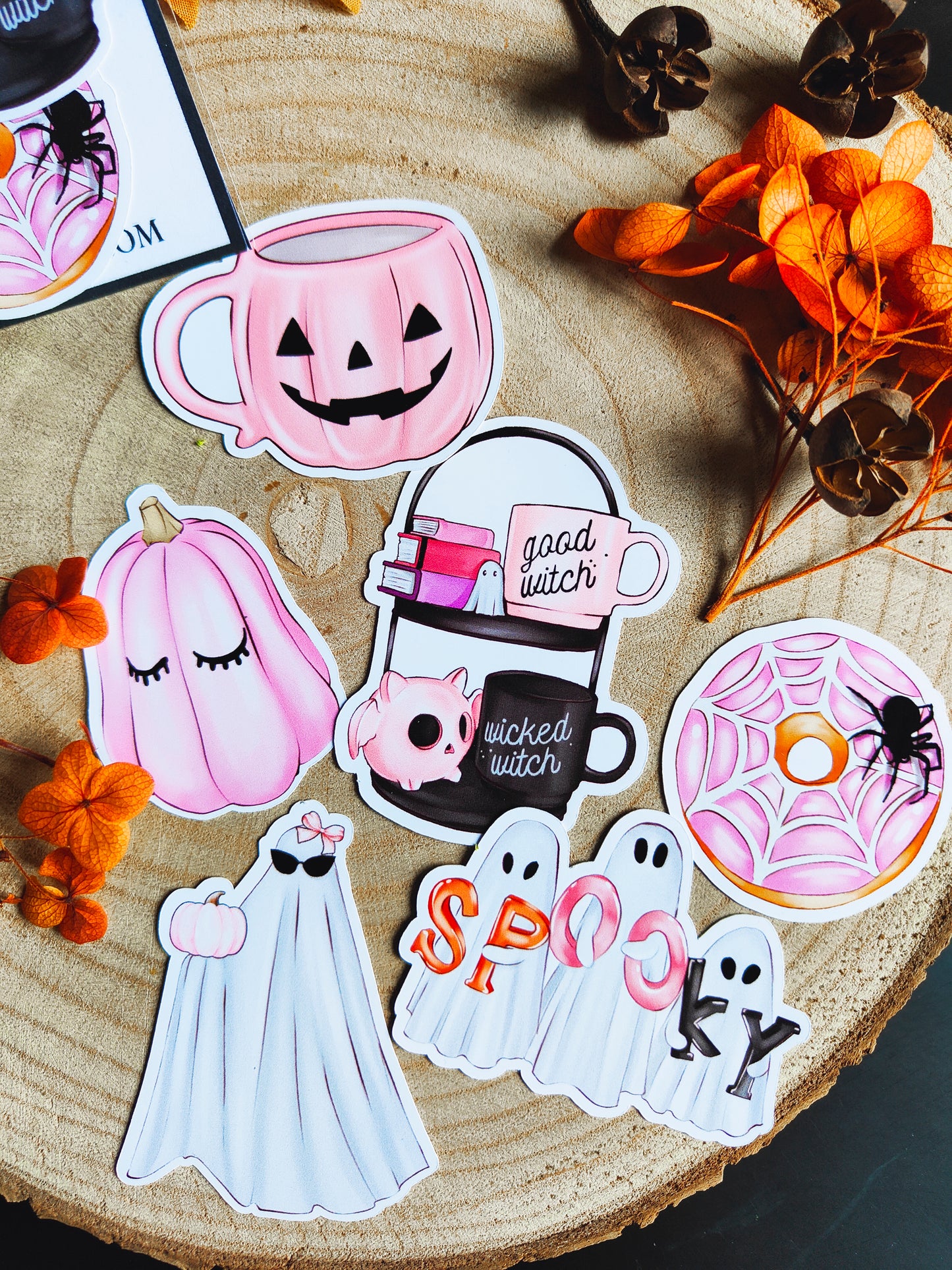 Stickers Pack Stickers "Pink O Ween"