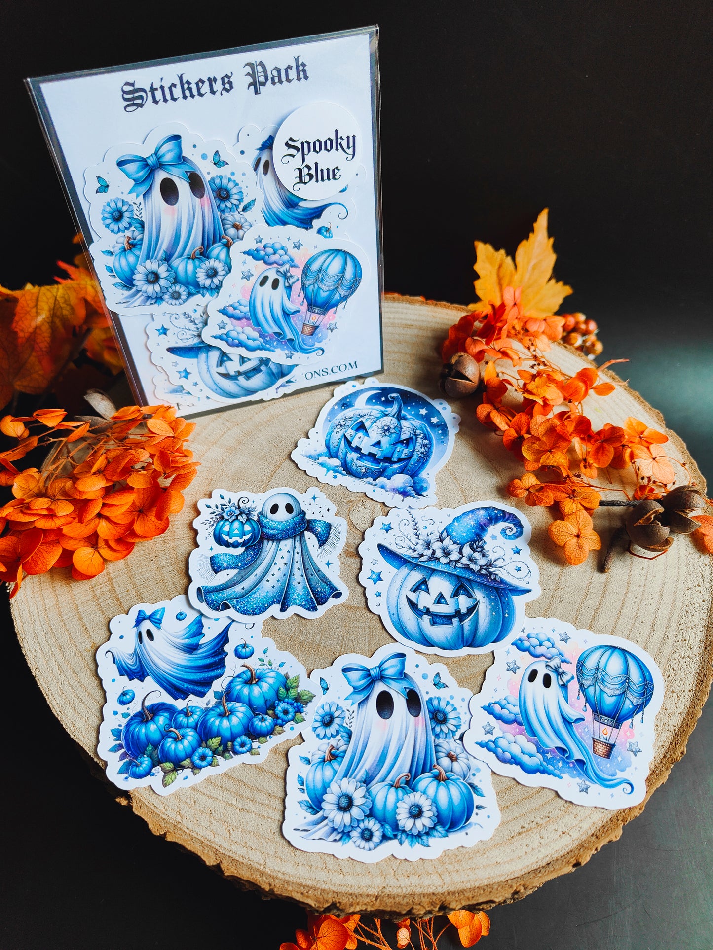 Stickers Pack Stickers "Spooky Blue"