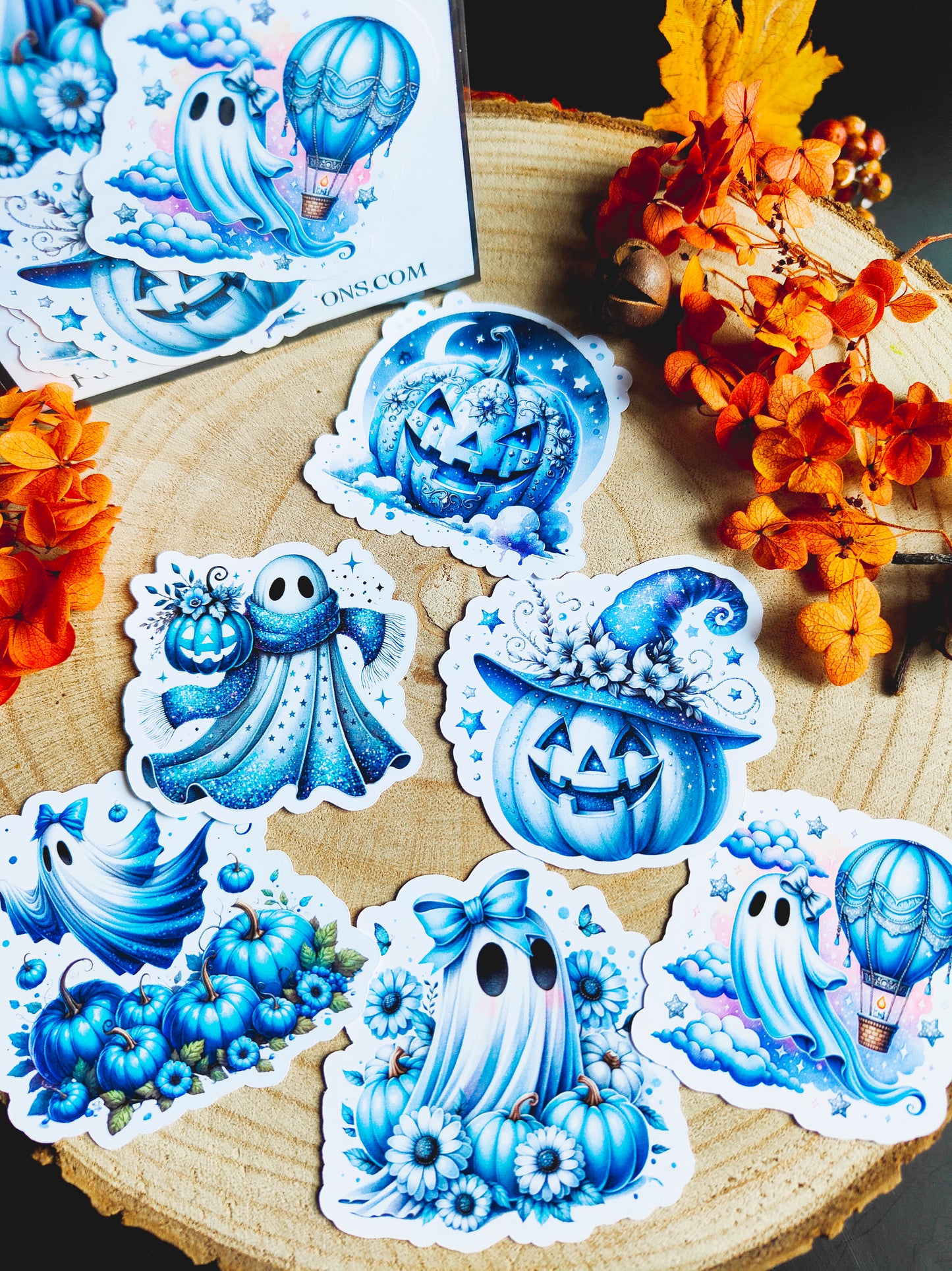 Stickers Pack Stickers "Spooky Blue"