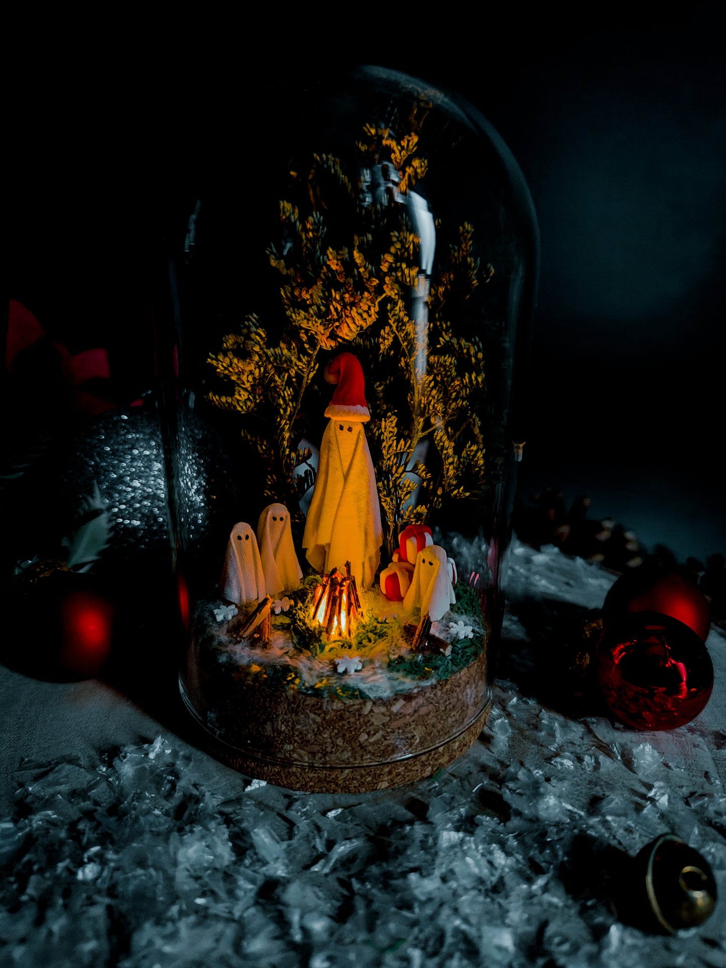 Adopt a Christmas Light Ghost - Medium Dome - Ambient Light