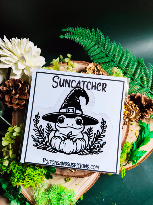 Suncatcher "Frog Witch Hat"