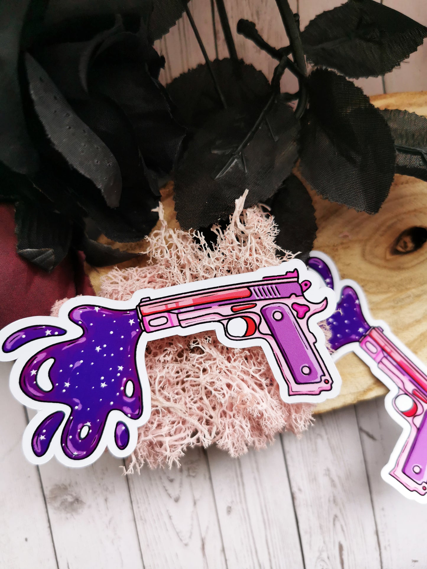 Pastel Gun Stickers