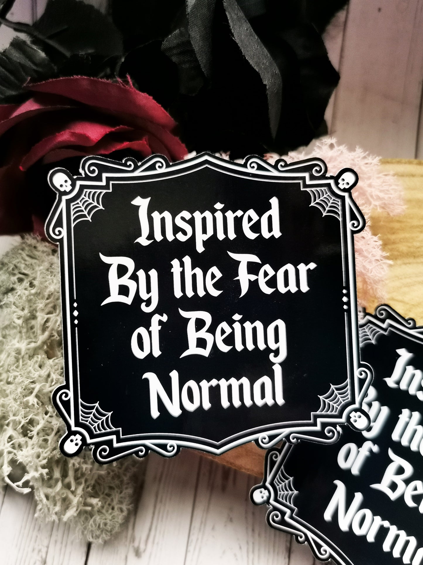 Stickers "Inspired by the fear"