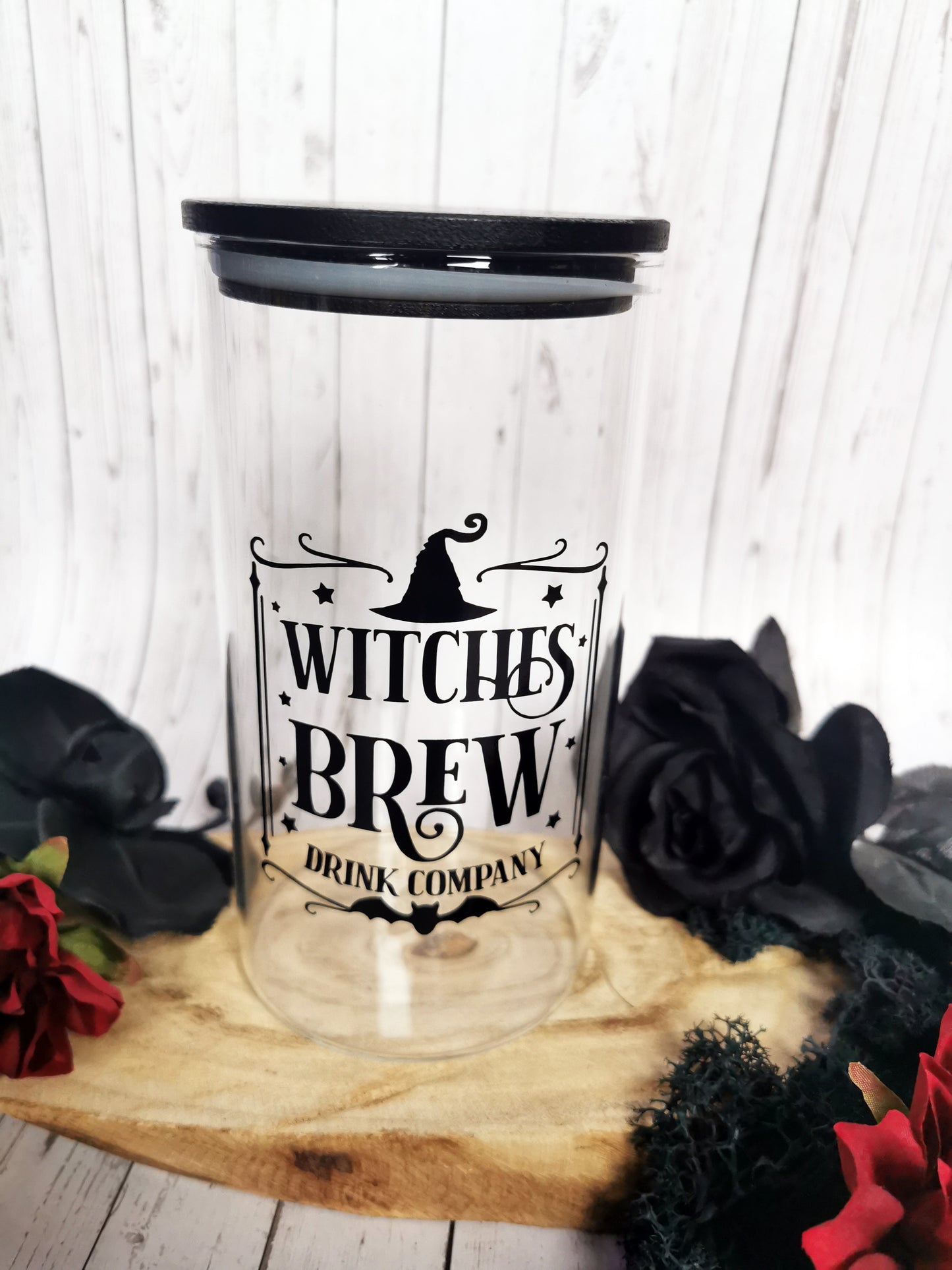 “Witch Brew” Glass Storage Jar