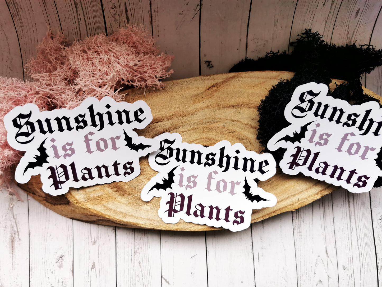 Stickers "Sunshine is for Plants"