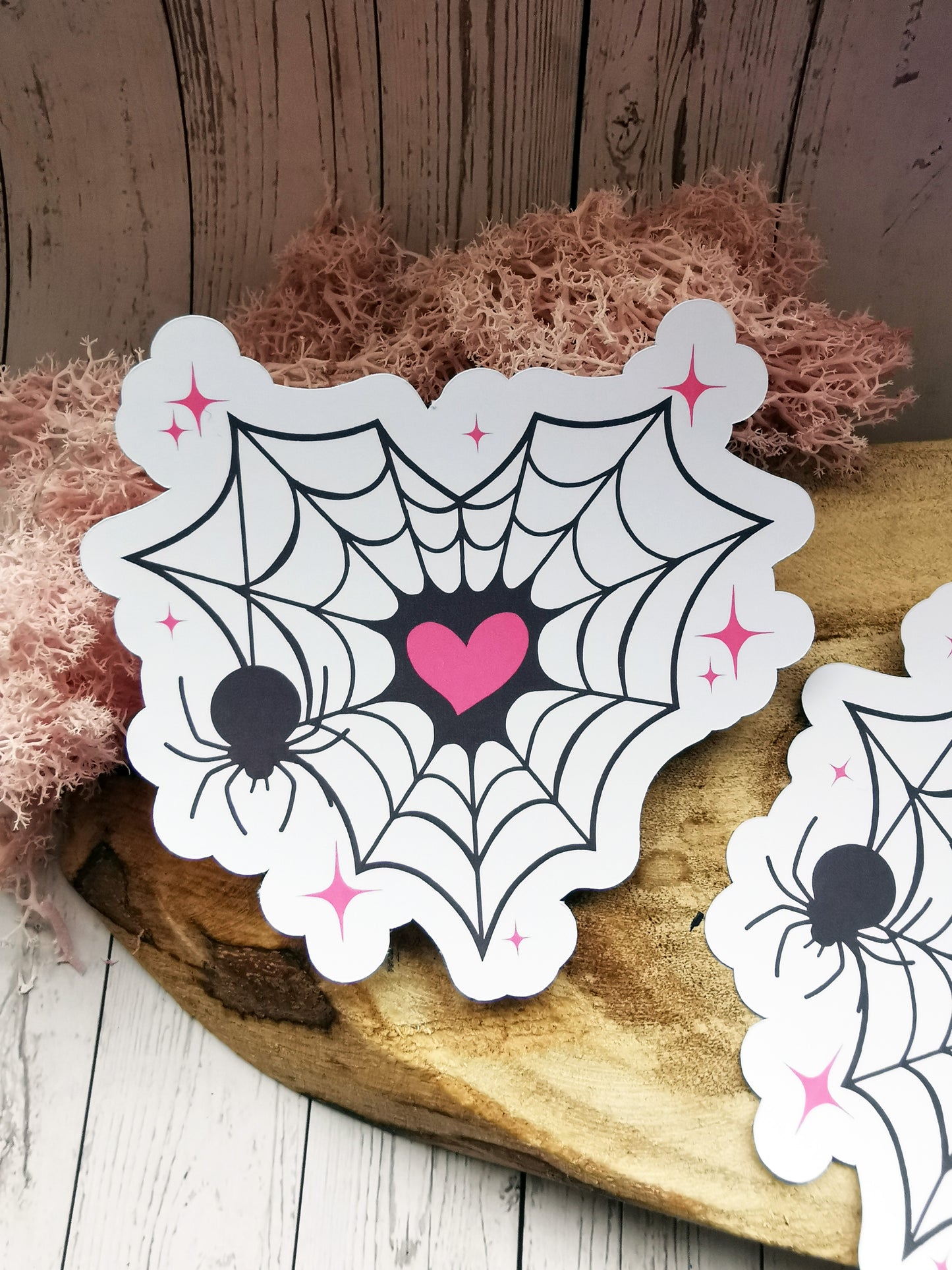 Stickers "Spiderweb Heart"