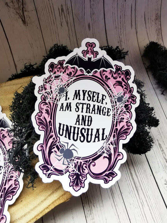 Stickers "Strange and Unusual"