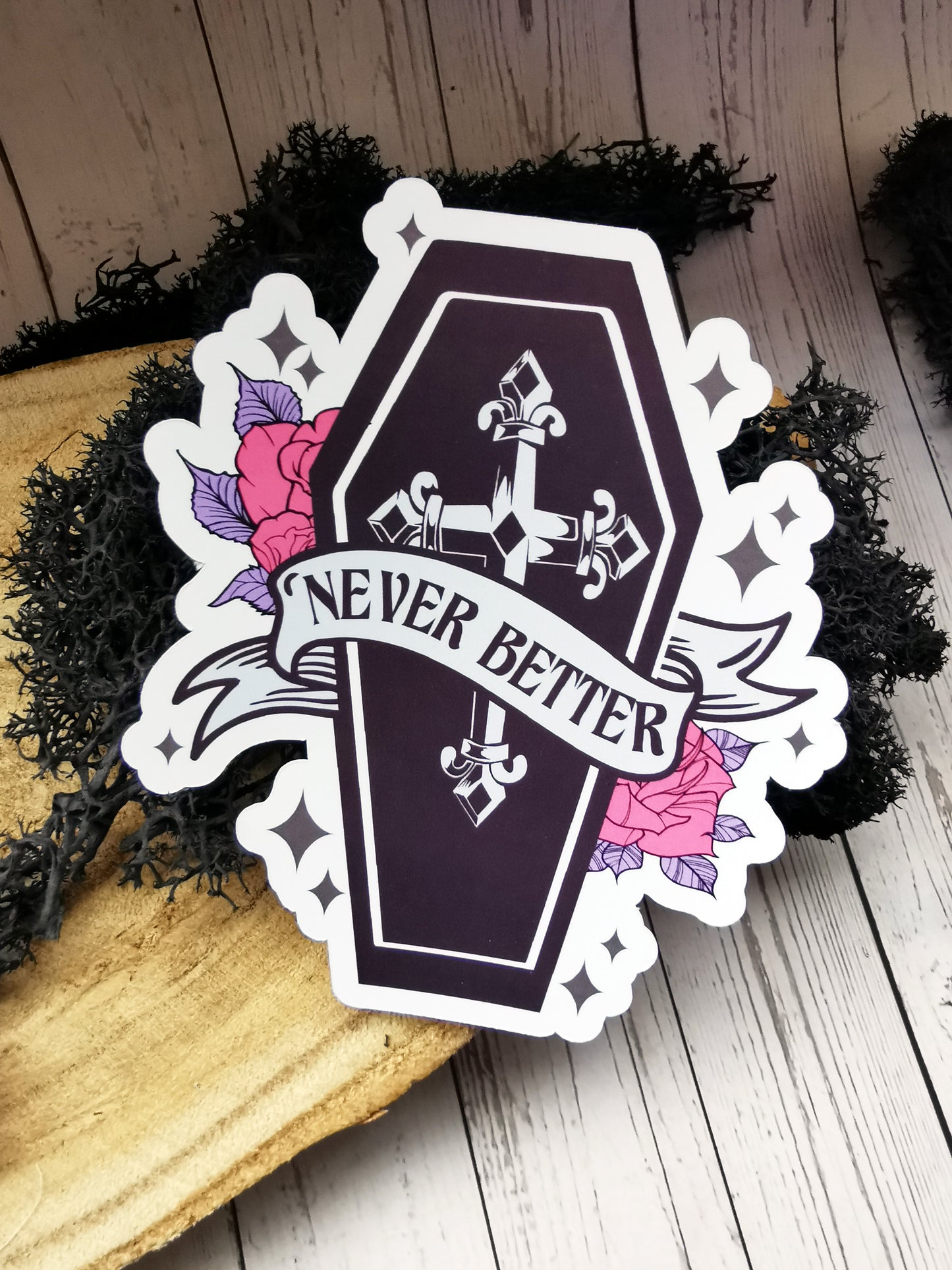 Stickers "Never Better"