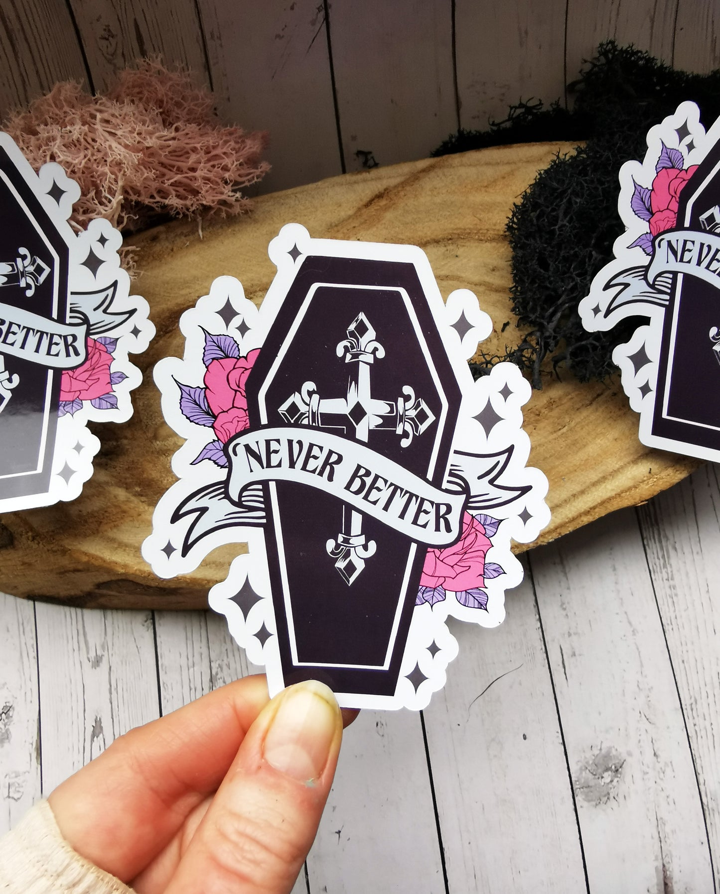 Stickers "Never Better"