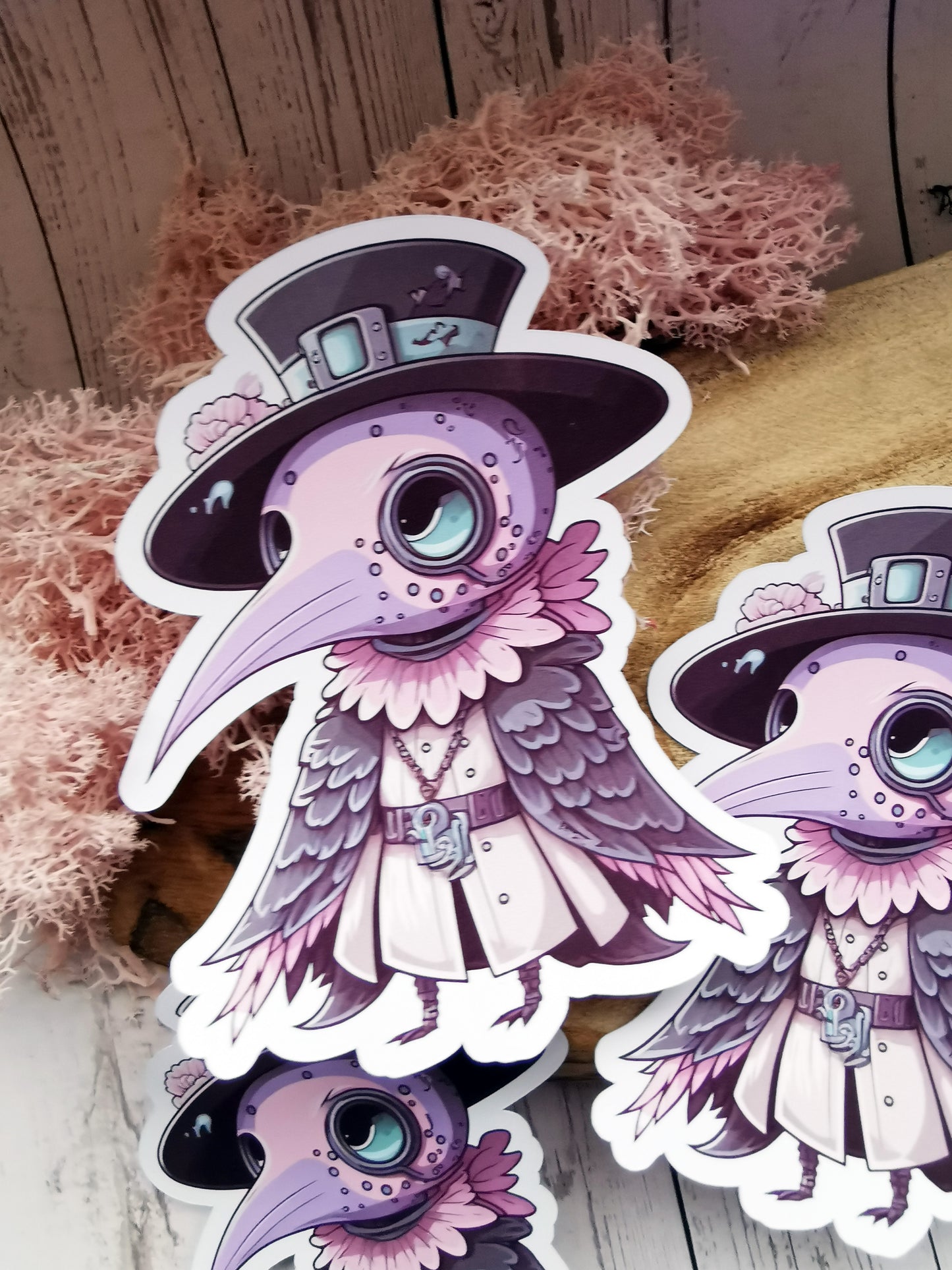 Stickers Holographic "Plague Doctor"