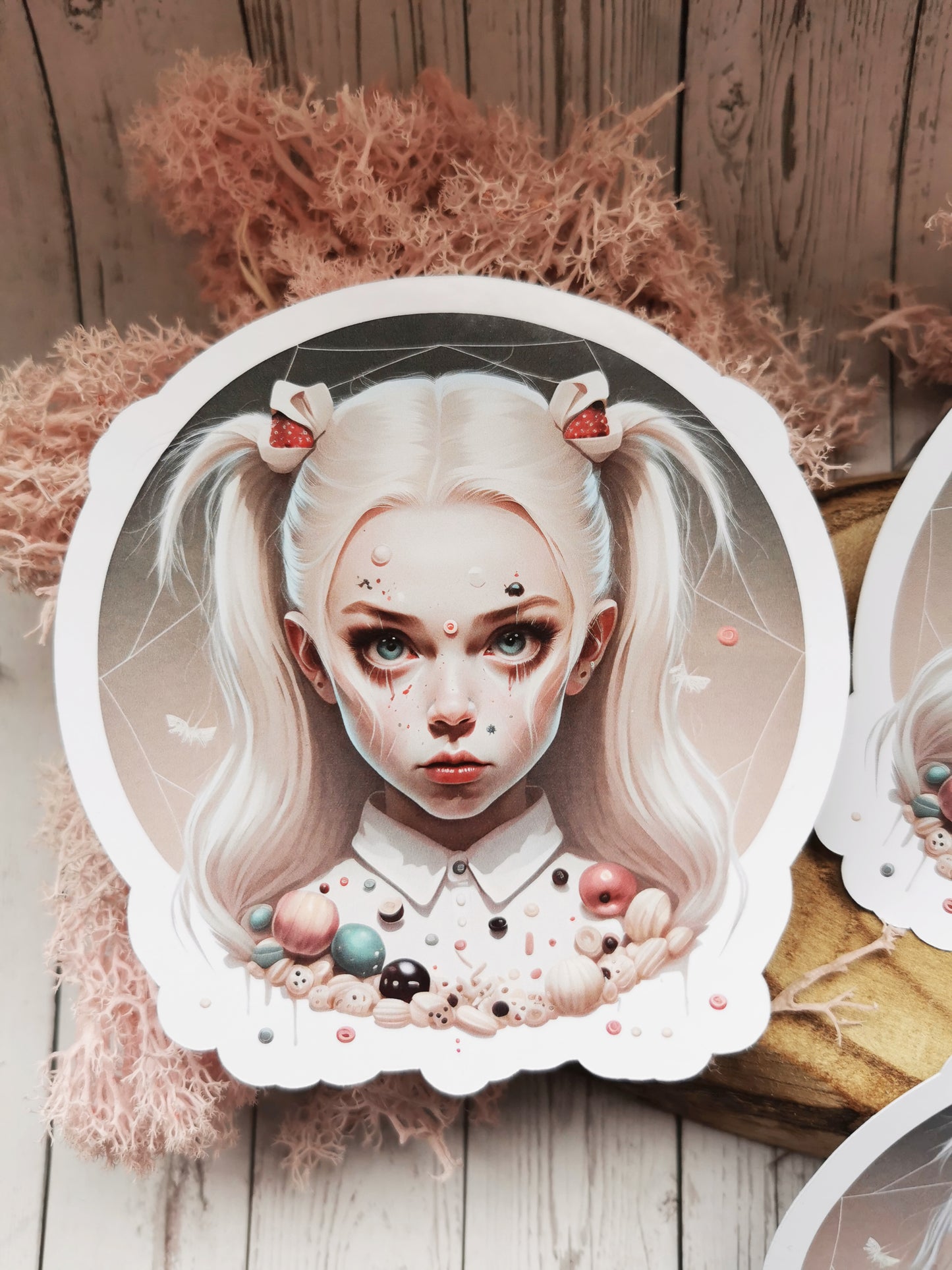 “Creepy Candy Girl” Stickers